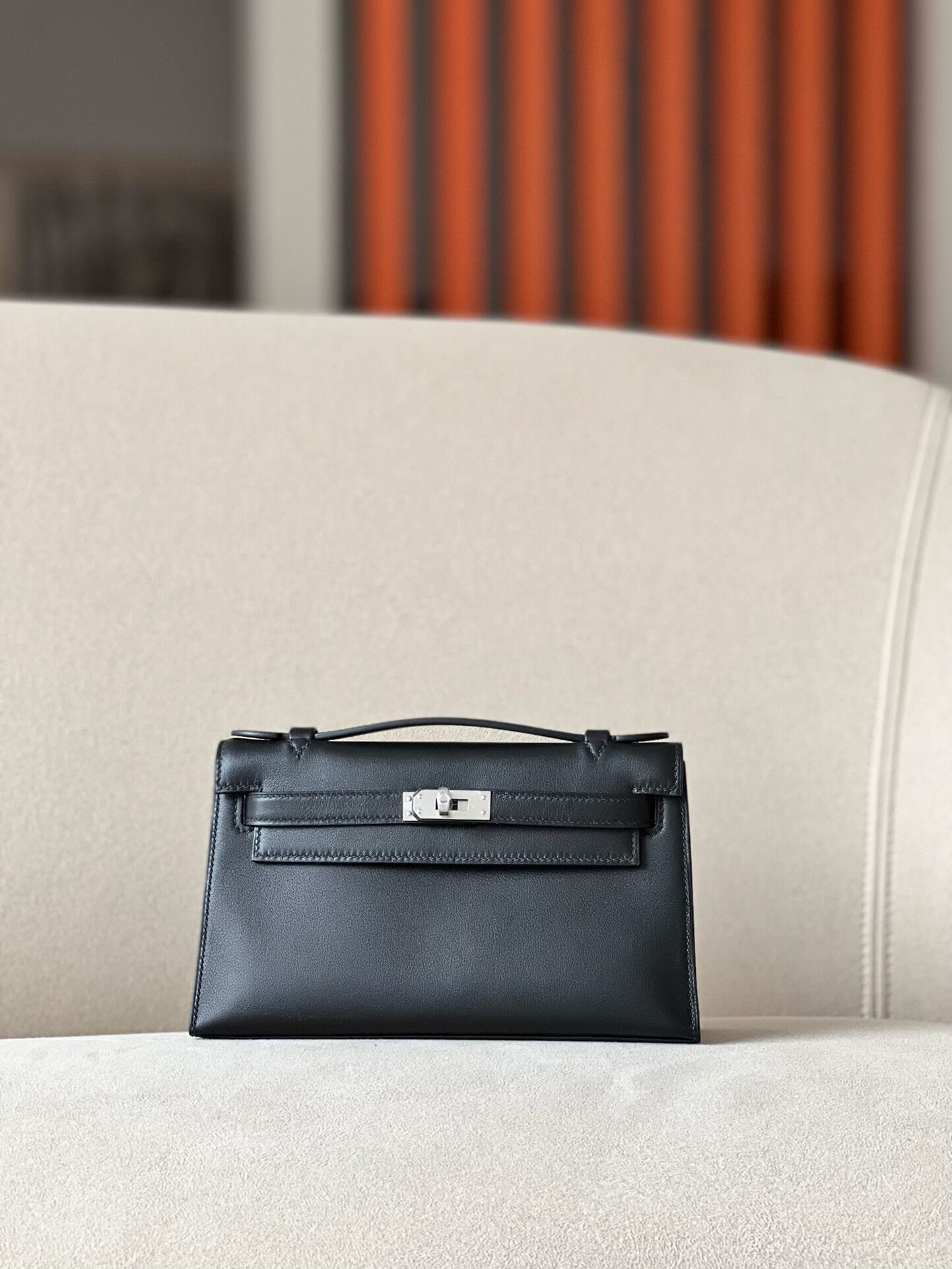 Hermes Kelly #89 Nolr 22cm Swift