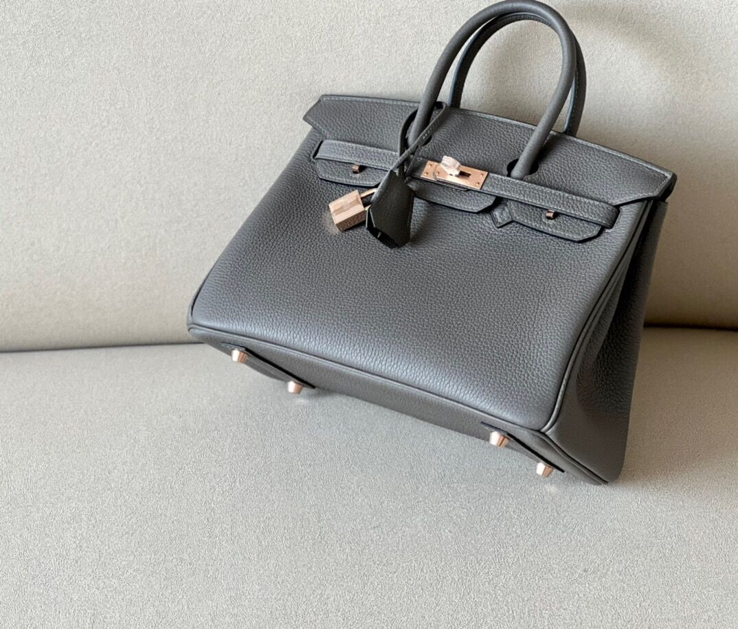 Hermes Birkin #8F Etain 25-35cm TOGO