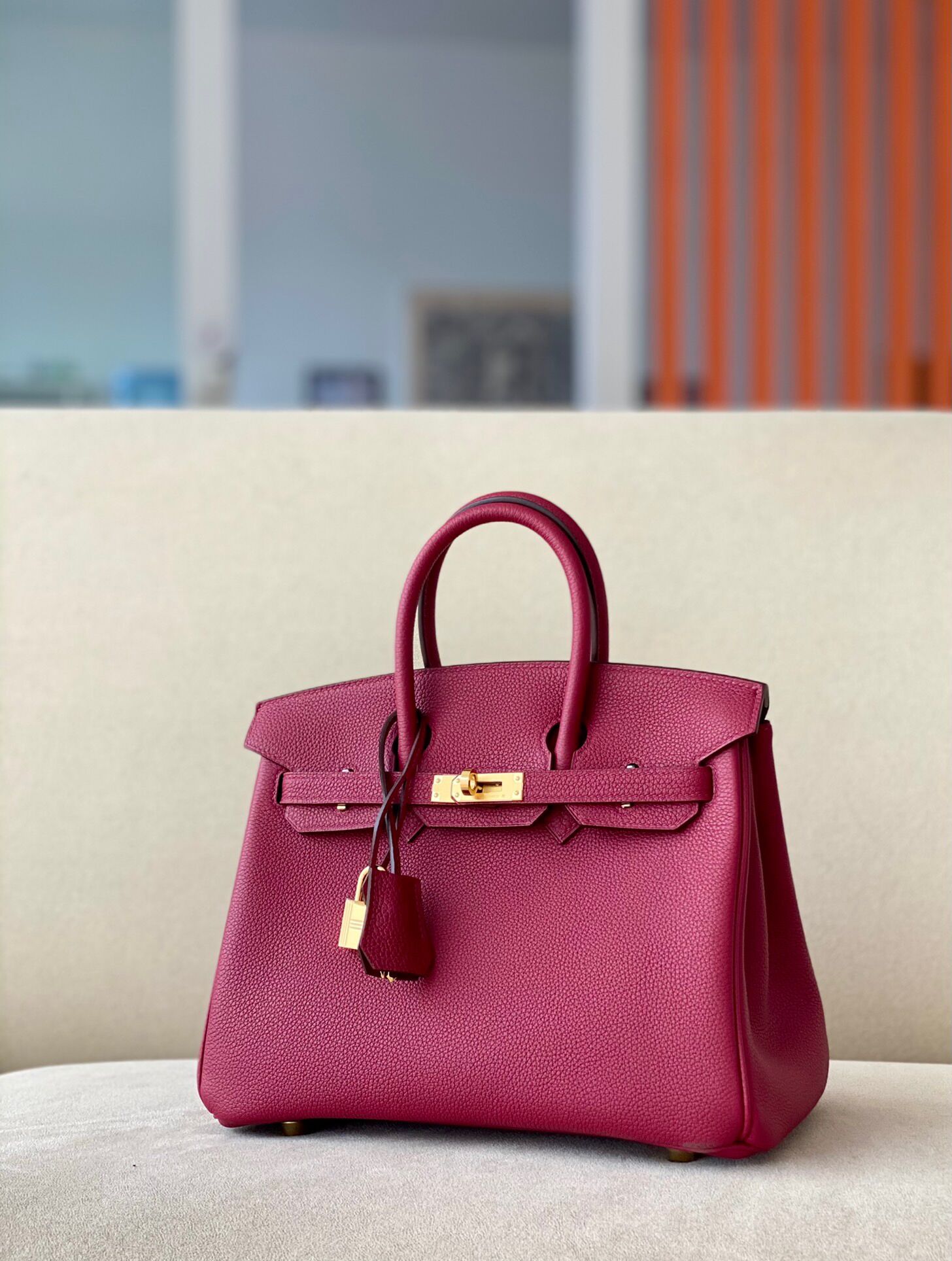 Hermes Birkin #B5 Ruby 25-35cm TOGO