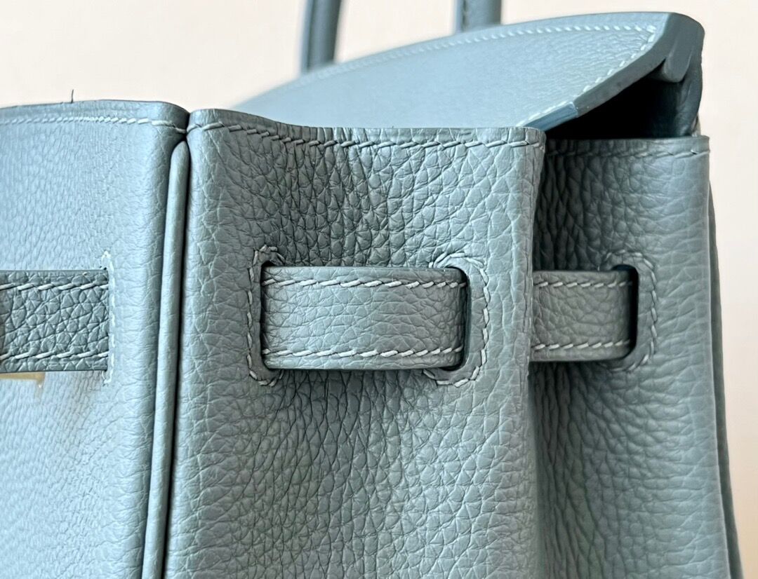 Hermes Birkin #61 Vert Amande 25-35cm TOGO