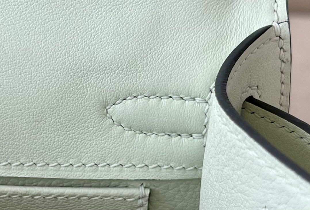 Hermes Kelly #0S Vert Fizz  22cm Swift