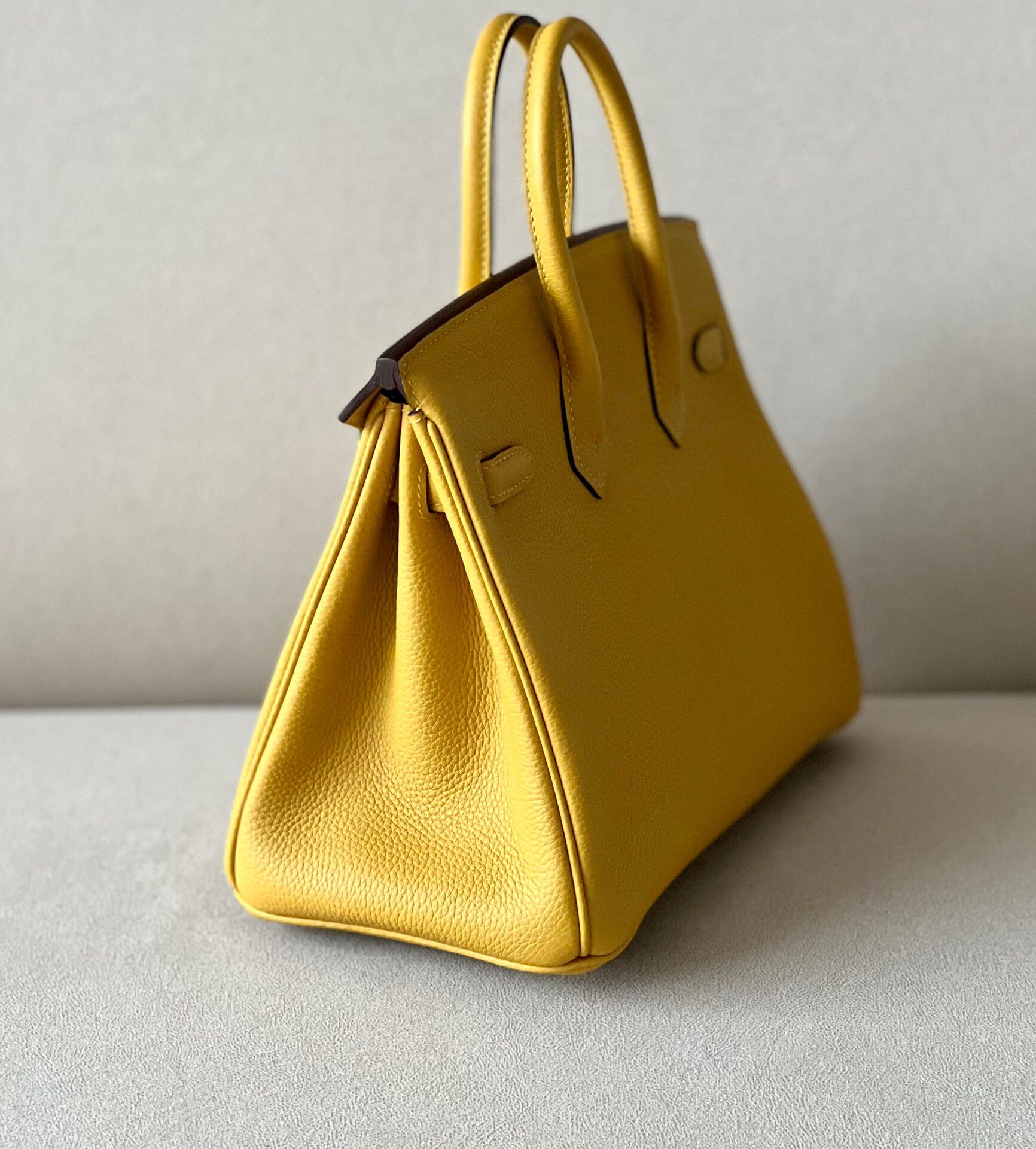 Hermes Birkin #9D Jaune amber 25-35cm TOGO