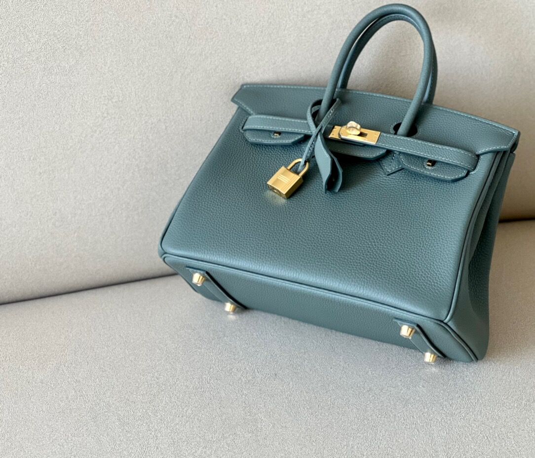 Hermes Birkin #61 Vert Amande 25-35cm TOGO