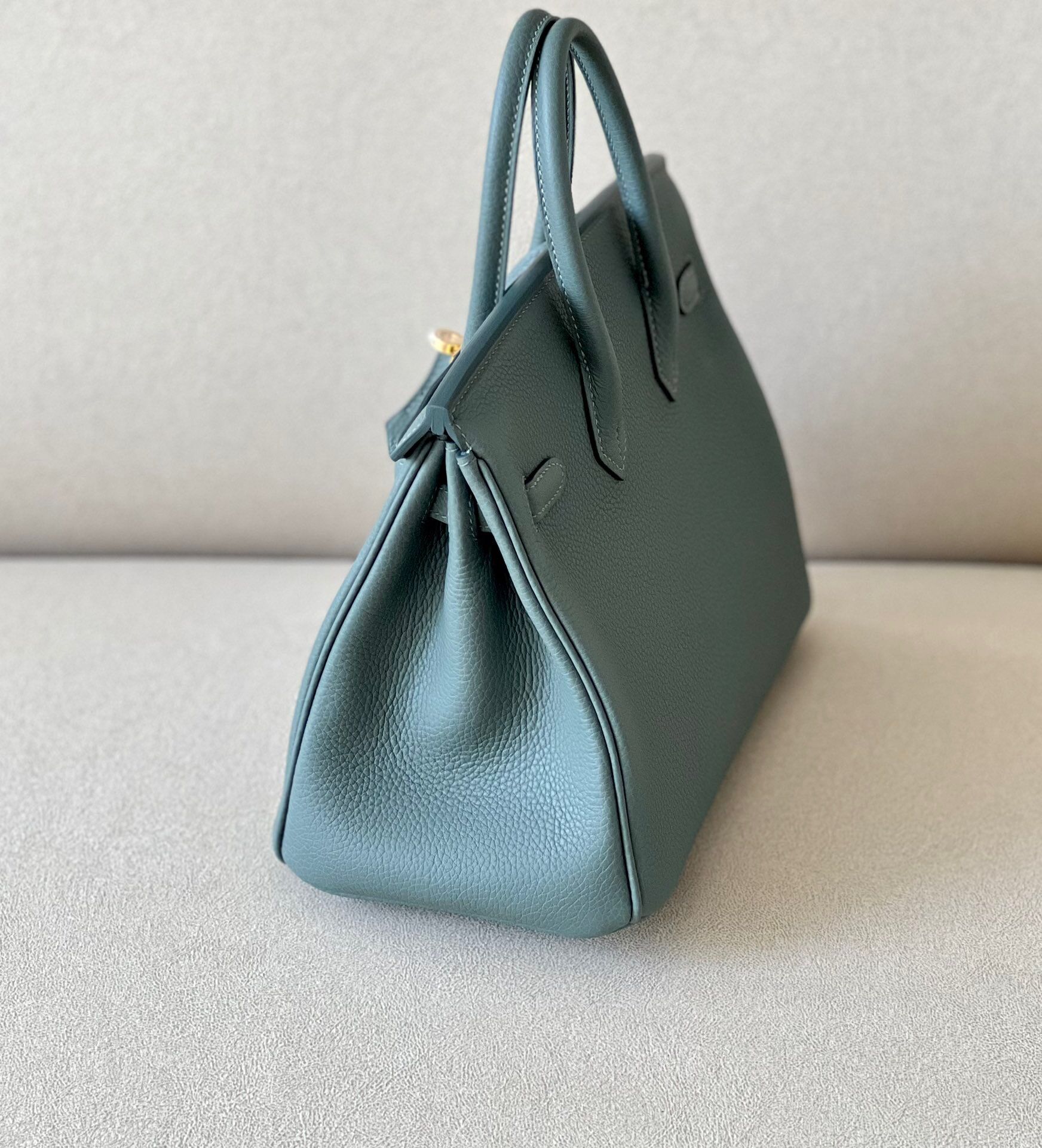 Hermes Birkin #61 Vert Amande 25-35cm TOGO