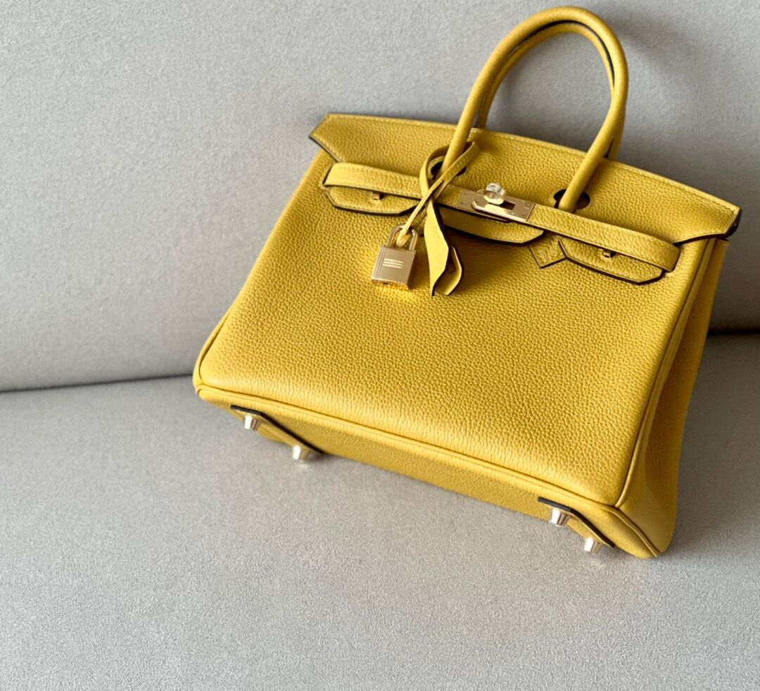 Hermes Birkin #9D Jaune amber 25-35cm TOGO