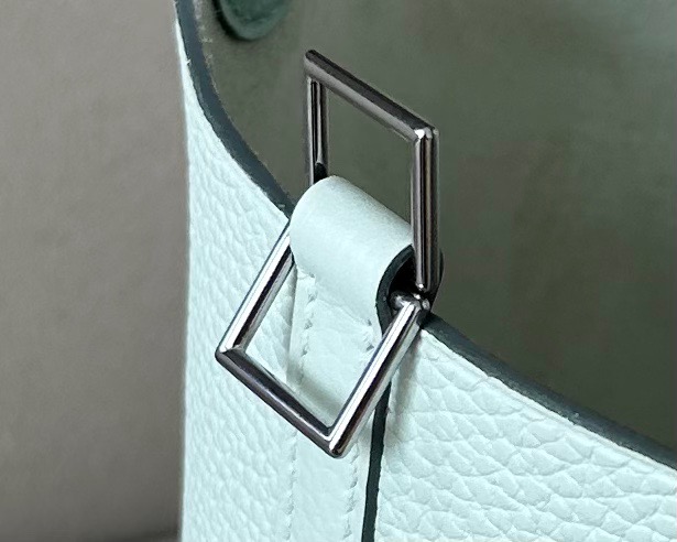 Hermes Picotin Crocodile skin with Togo #0S Vert Fizz 18-22cm