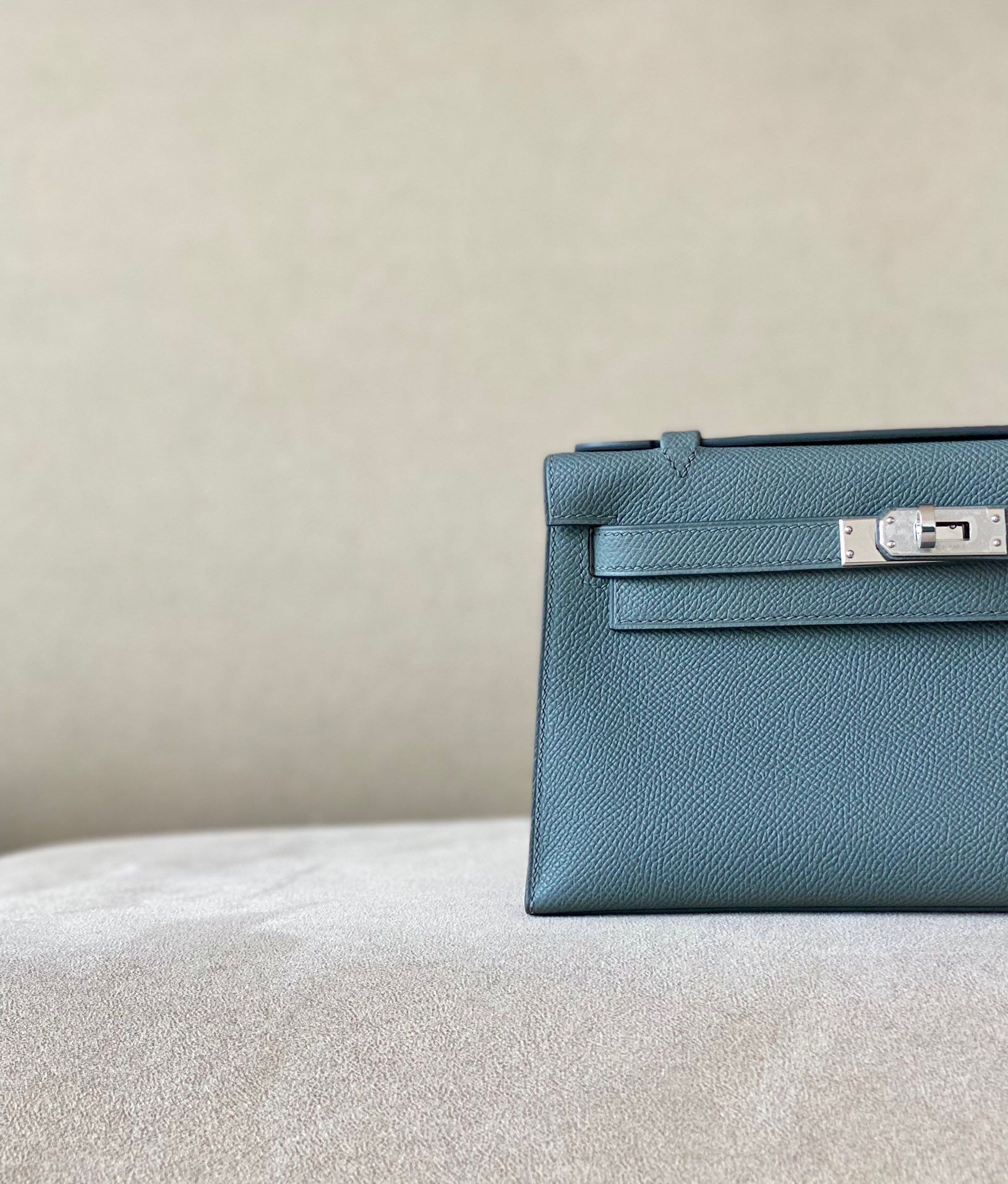 Hermes Kelly #2T Blue paradise 22cm Epsom