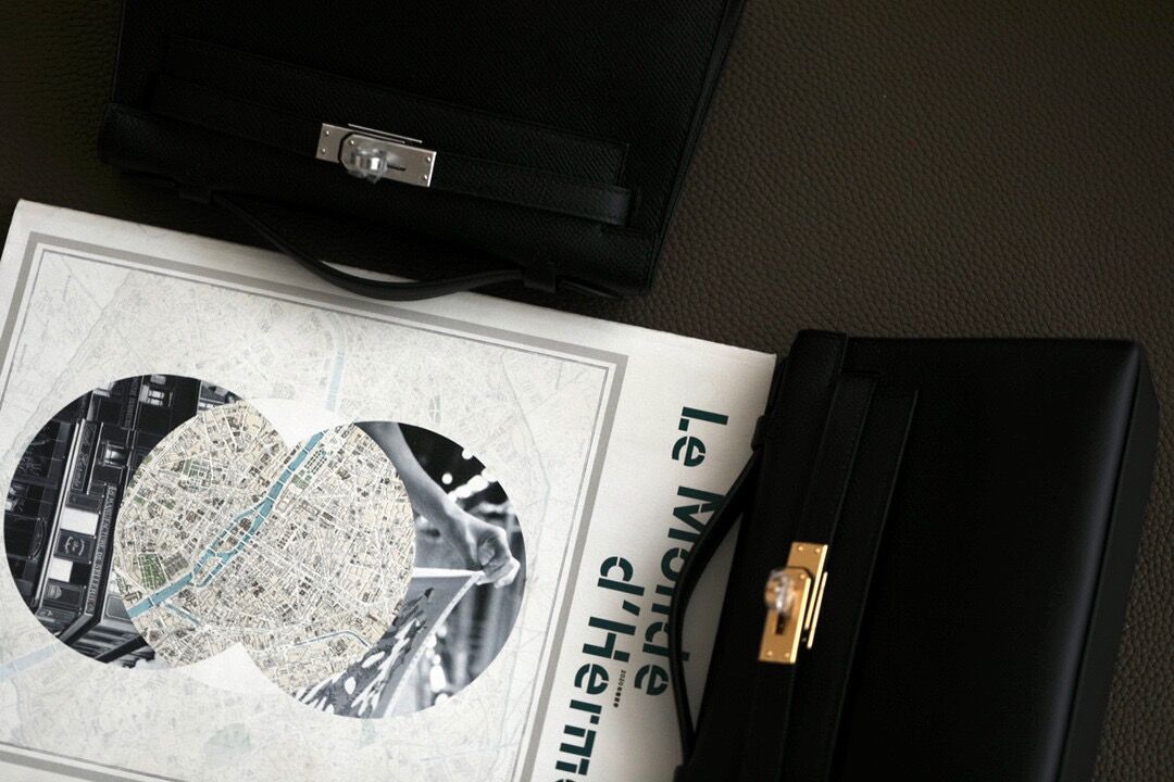 Hermes Kelly #89 Nolr 22cm Epsom