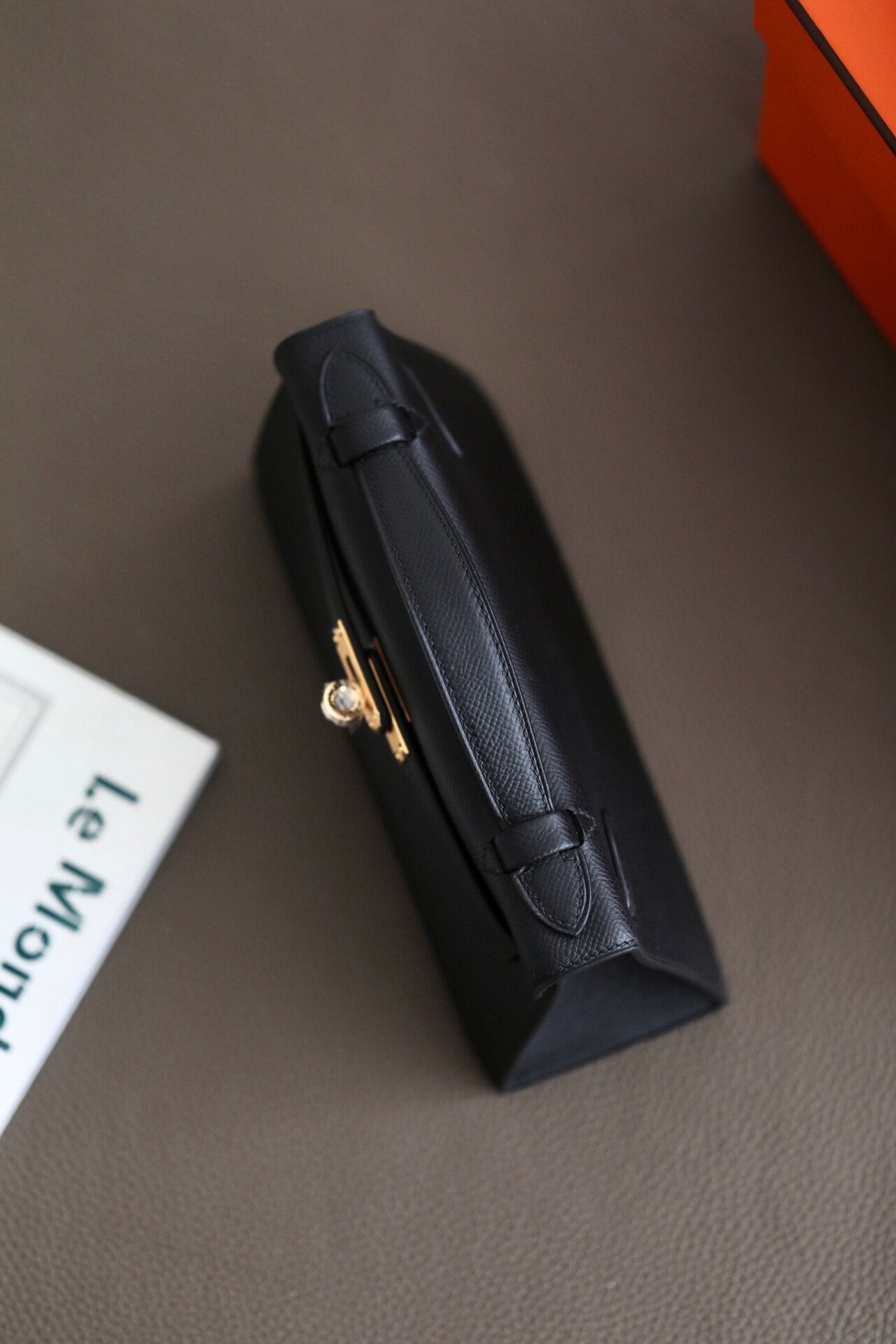 Hermes Kelly #89 Nolr 22cm Epsom