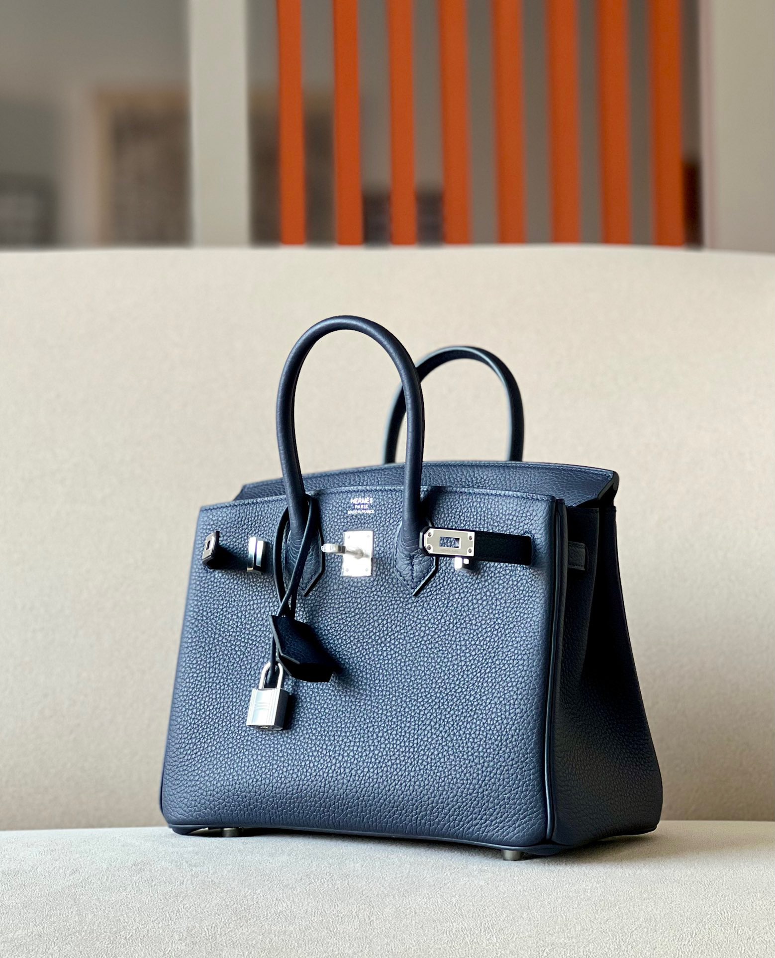 Hermes Birkin #2Z BleuNuit25-35cm TOGO