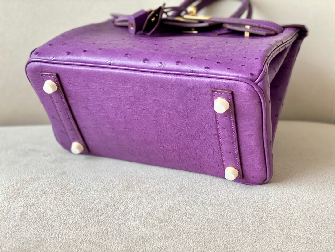 Ostrich skin #P9 Anemone Birkin 25-35cm