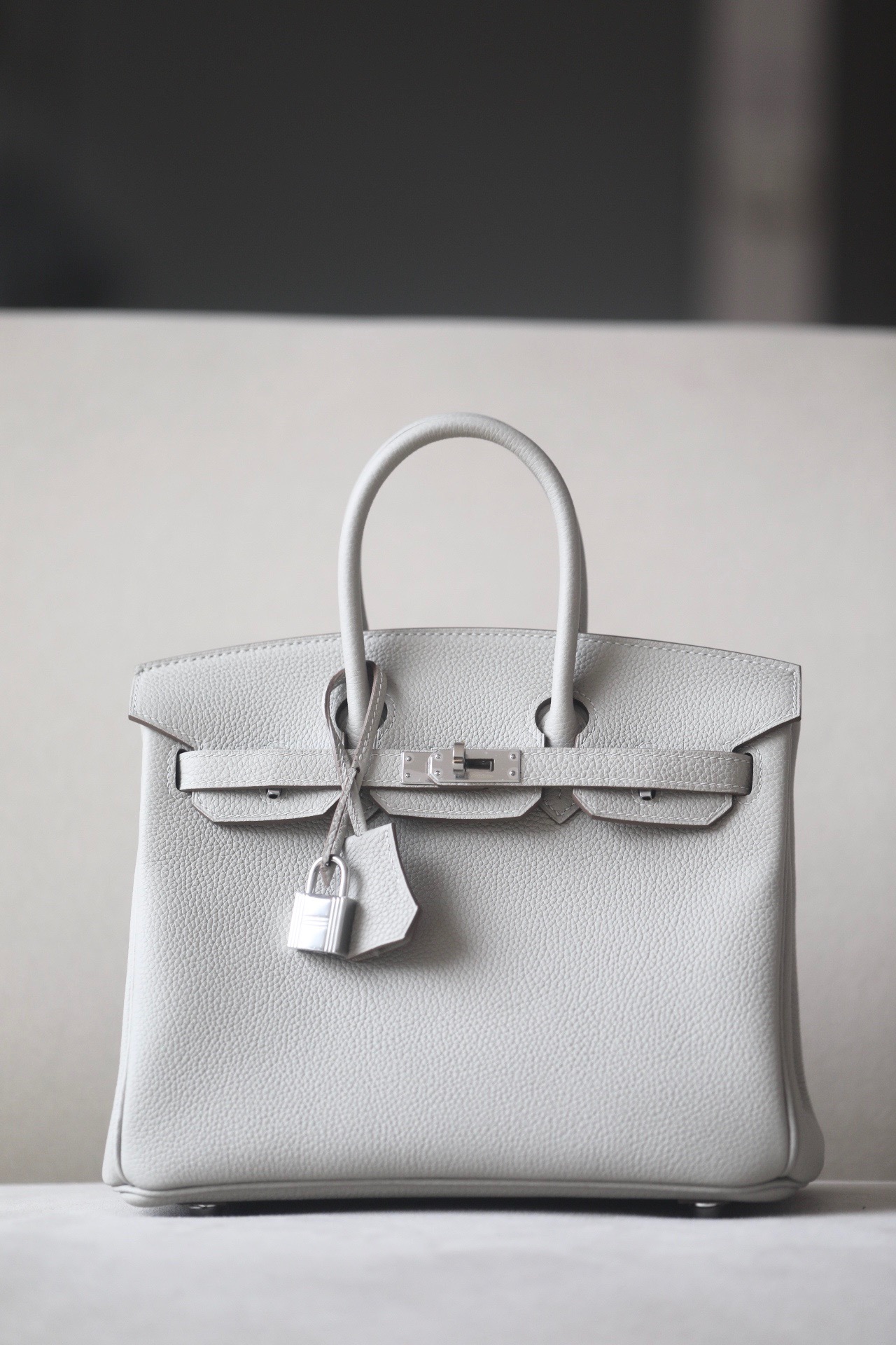 Hermes Birkin #80 Gris Perle 25-35cm TOGO