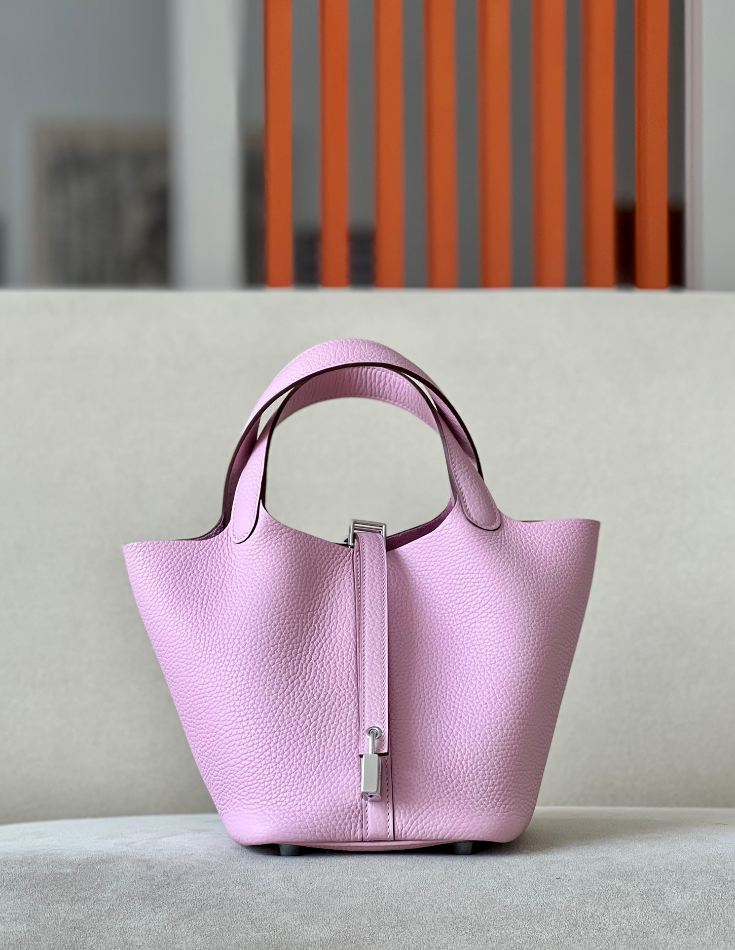Hermes Picotin #X9 Mauve Sylvestre 18-22cm TOGO