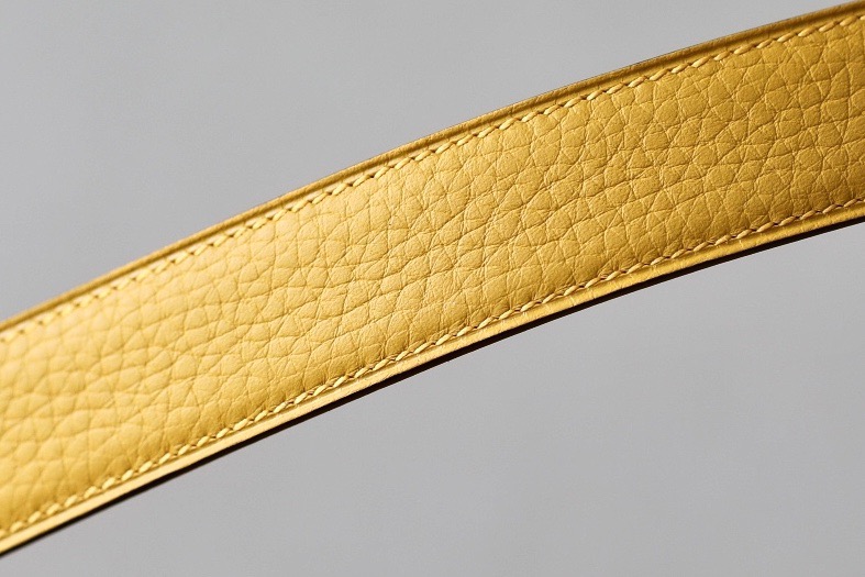 Hermes Lindy #9O Jaune de naples 19-26cm Togo