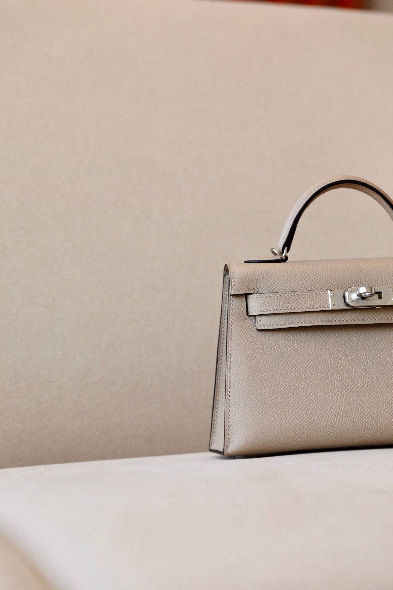 Hermes Mini Kelly #S2 Trench Epsom