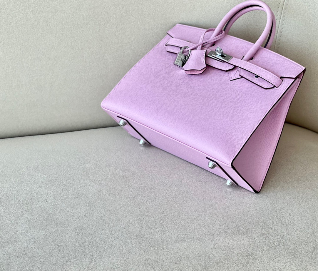 Hermes Birkin #X9 Mauve Sylvestre 25-35cm Epsom Sellier