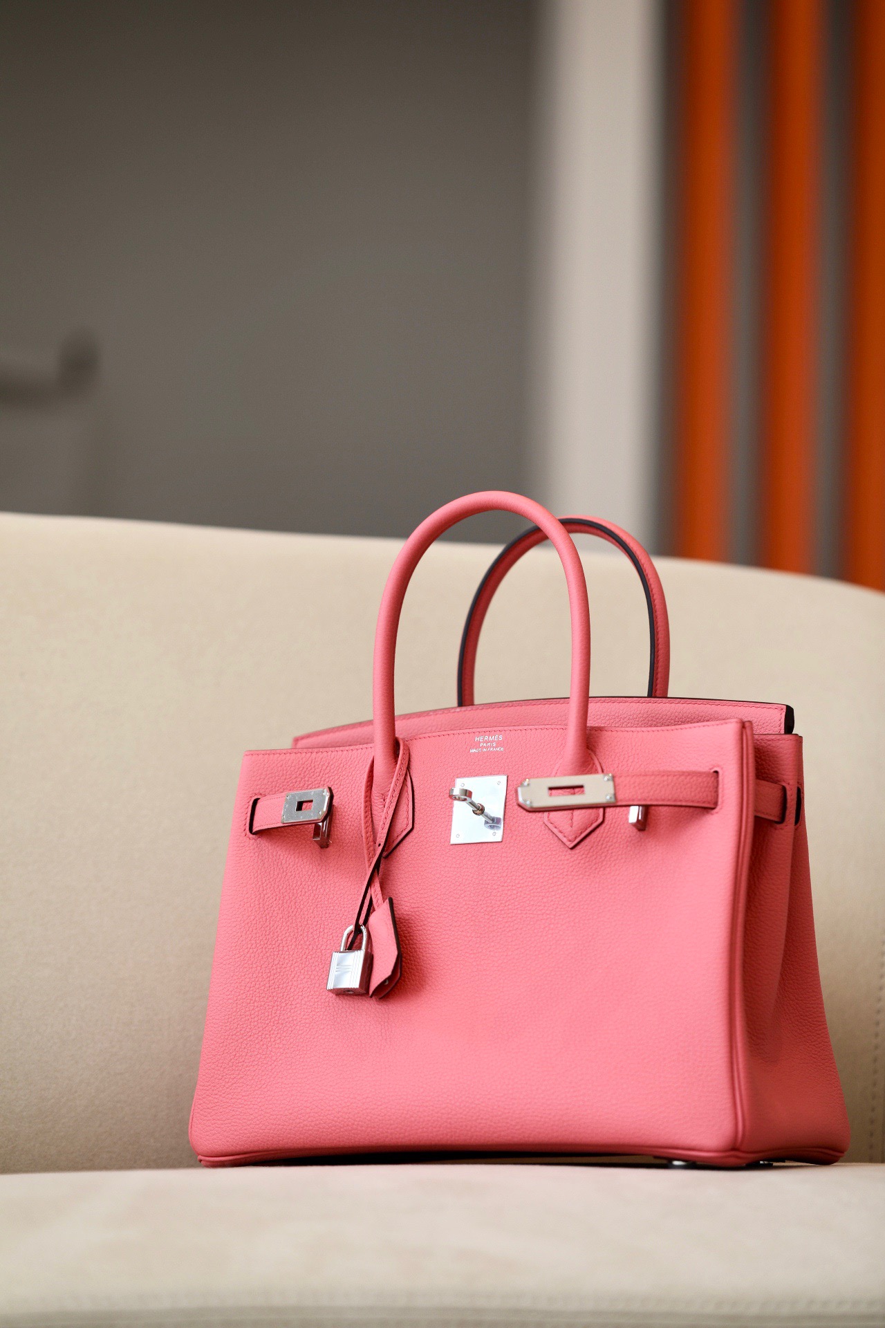Hermes Birkin #U5 Rose Lipstick 25-35cm Swift