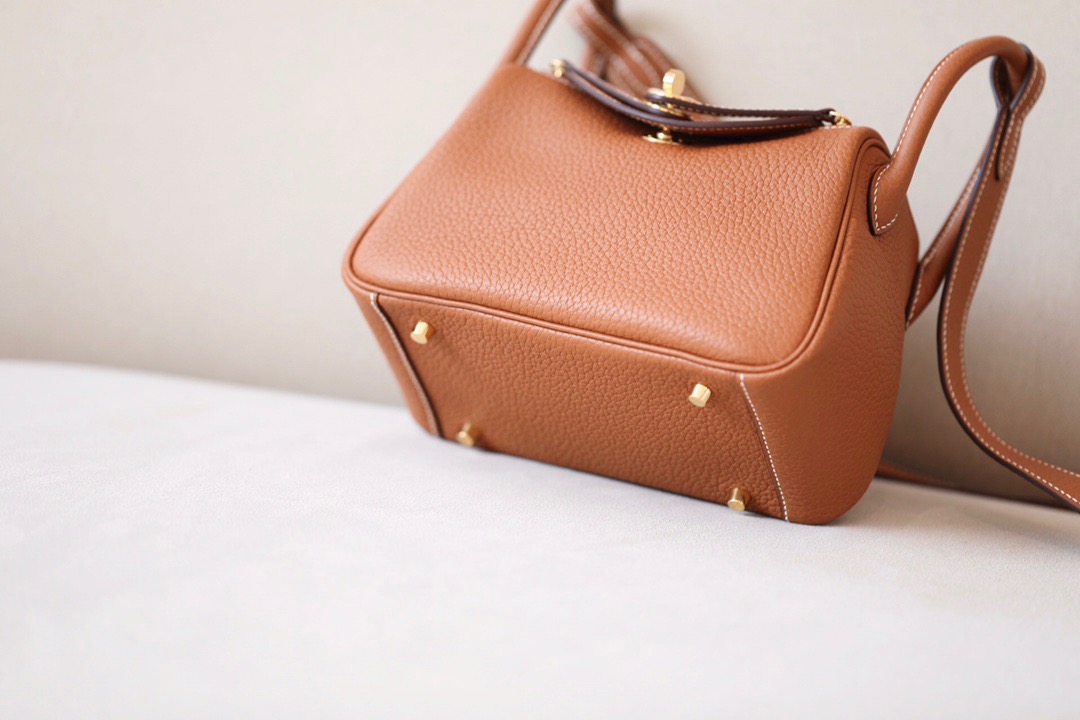 Hermes Lindy #37 Gold 19-26cm Togo