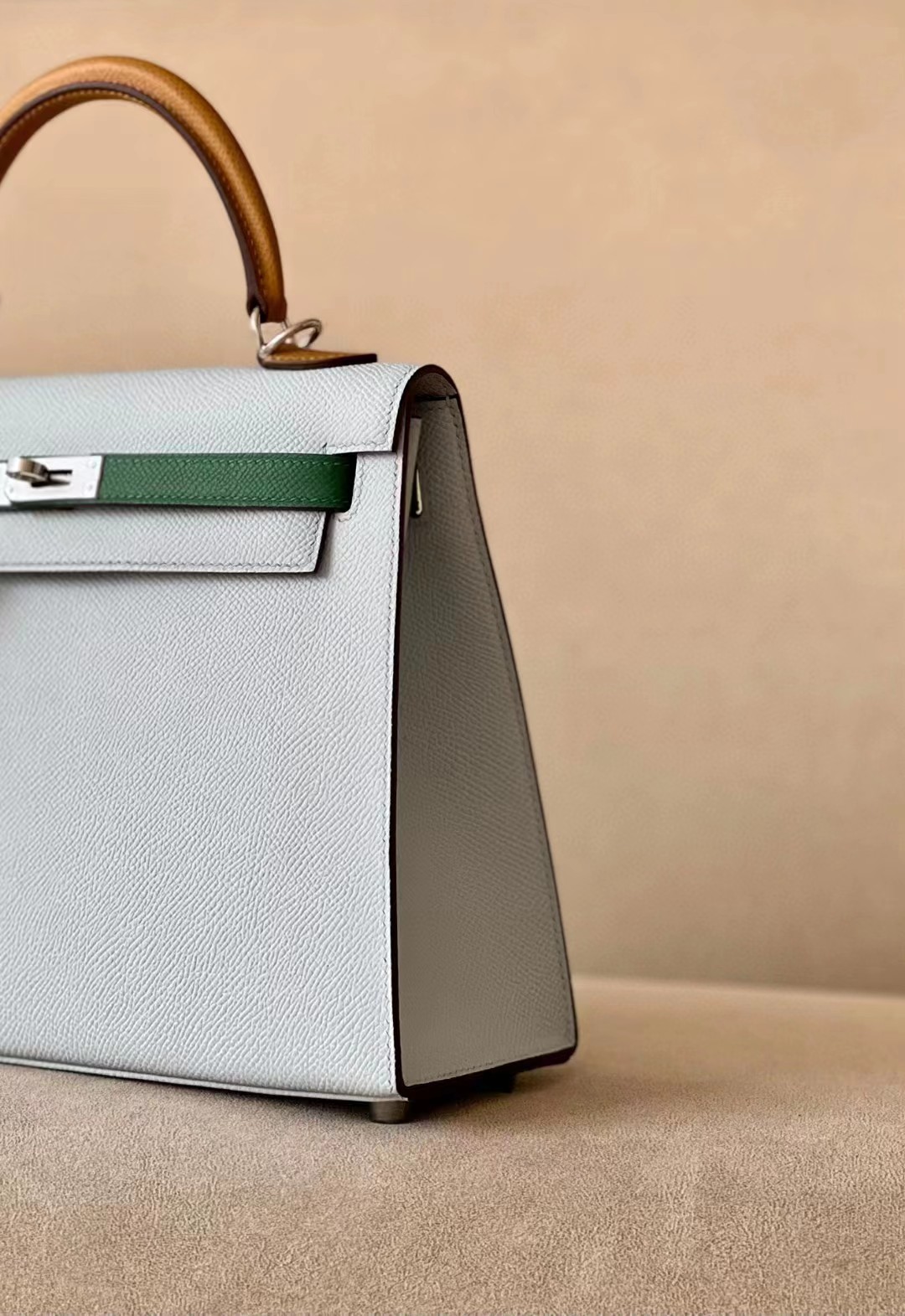 Hermes Kelly Color blocking  25-28cm Epsom Sellier