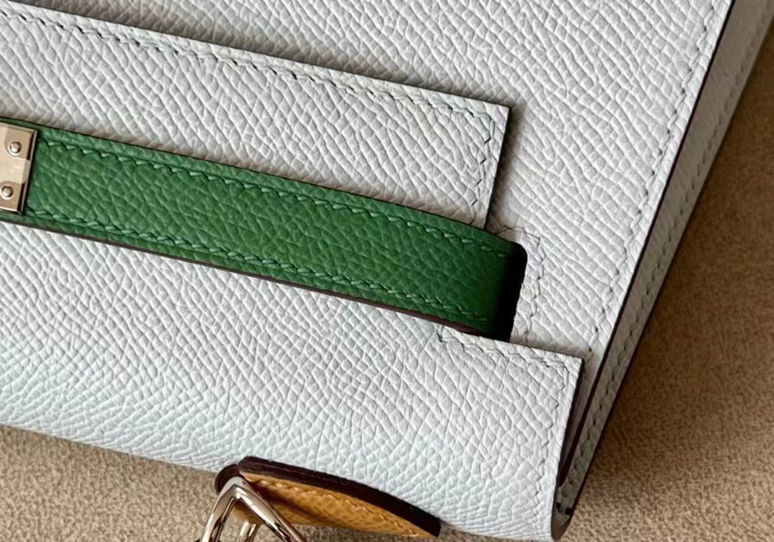 Hermes Kelly Color blocking  25-28cm Epsom Sellier