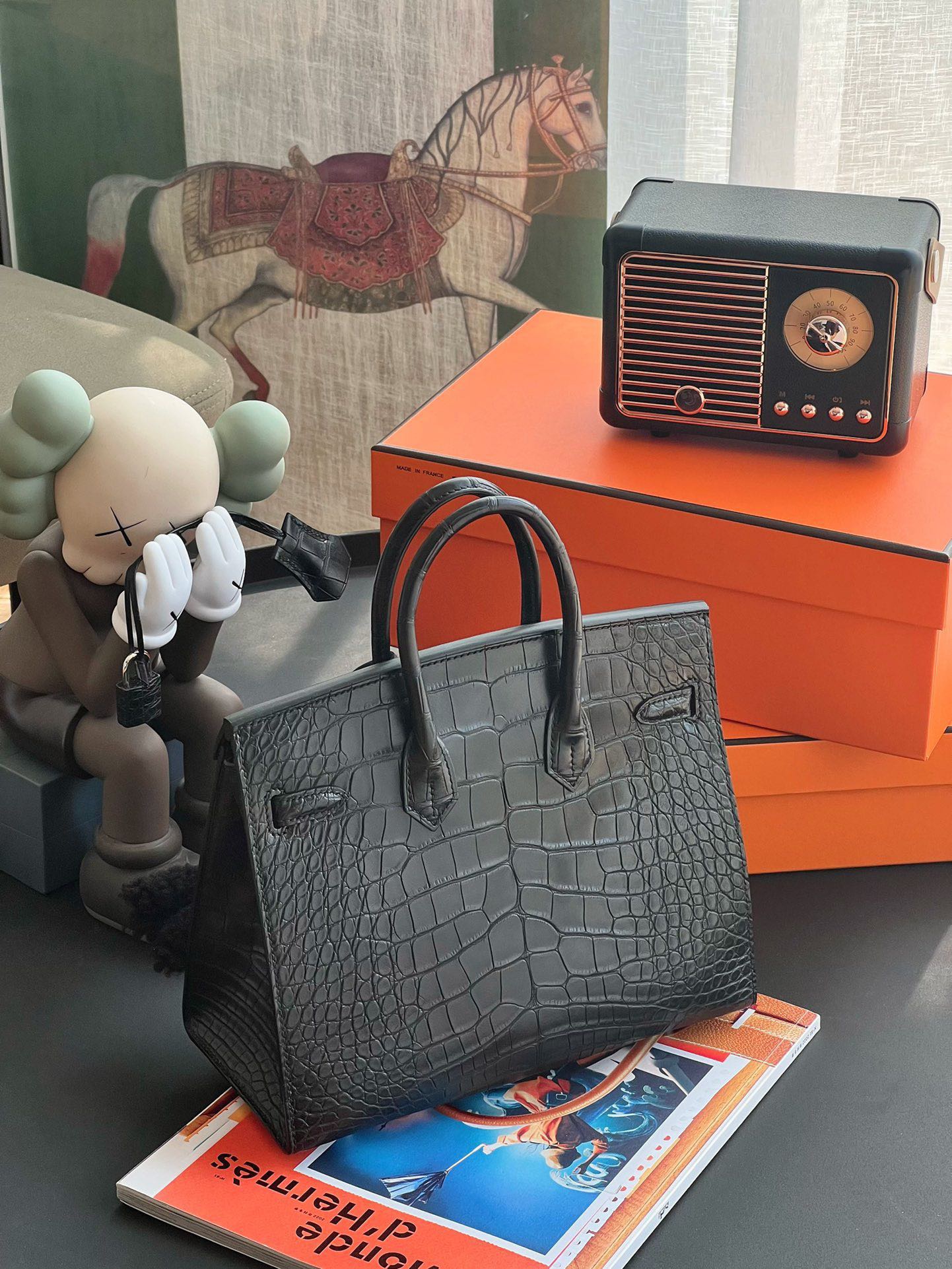 Hermes Advanced customization Birkin 25-30 crocodile skin
