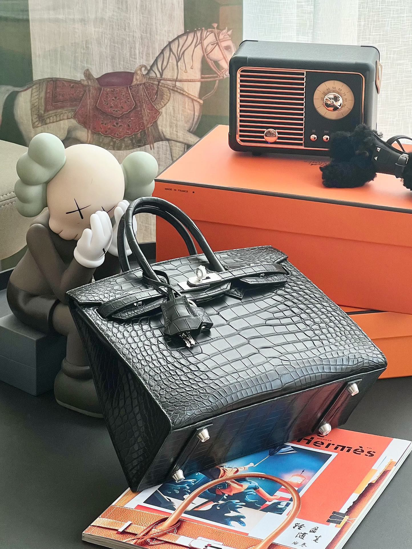 Hermes Advanced customization Birkin 25-30 crocodile skin