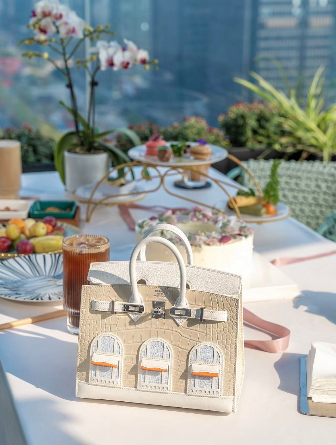 Crocodile Birkin 20cm FAUBOUGR