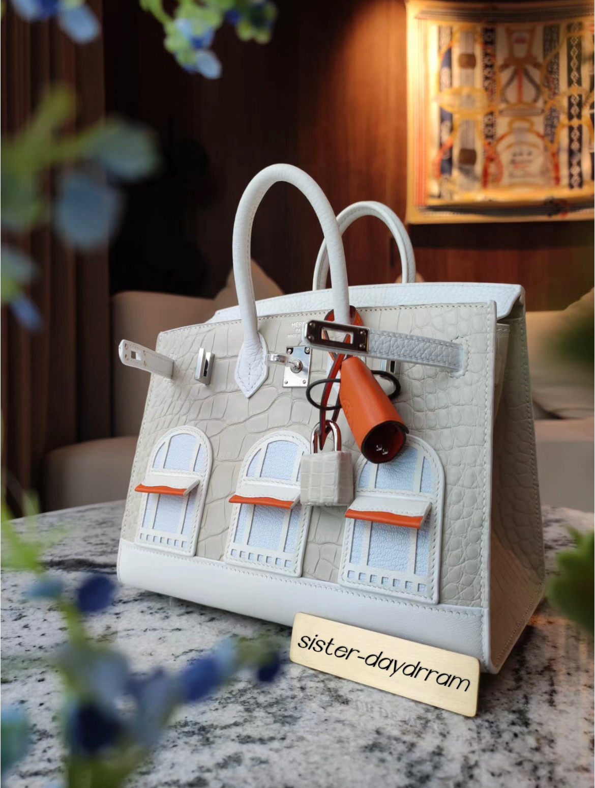 Crocodile Birkin 20cm FAUBOUGR