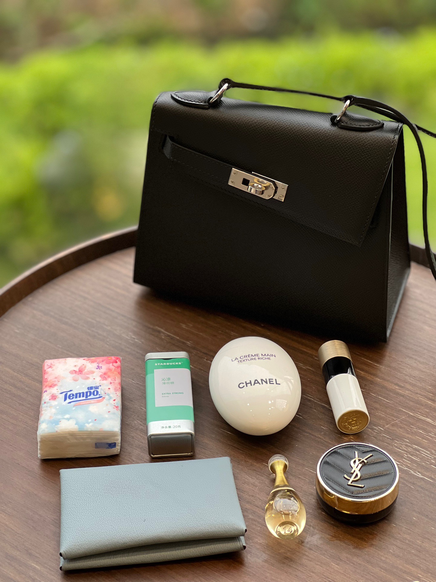 Hermes Kelly Desordre #89 Nolr Epsom