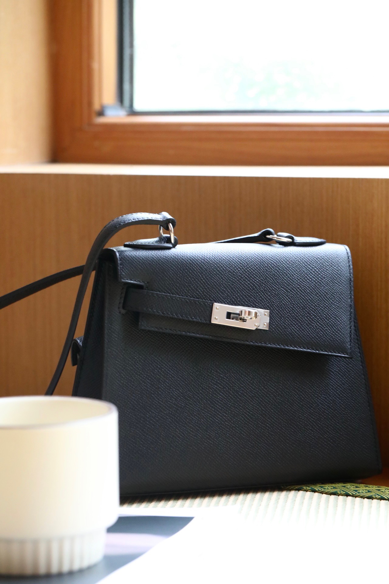 Hermes Kelly Desordre #89 Nolr Epsom