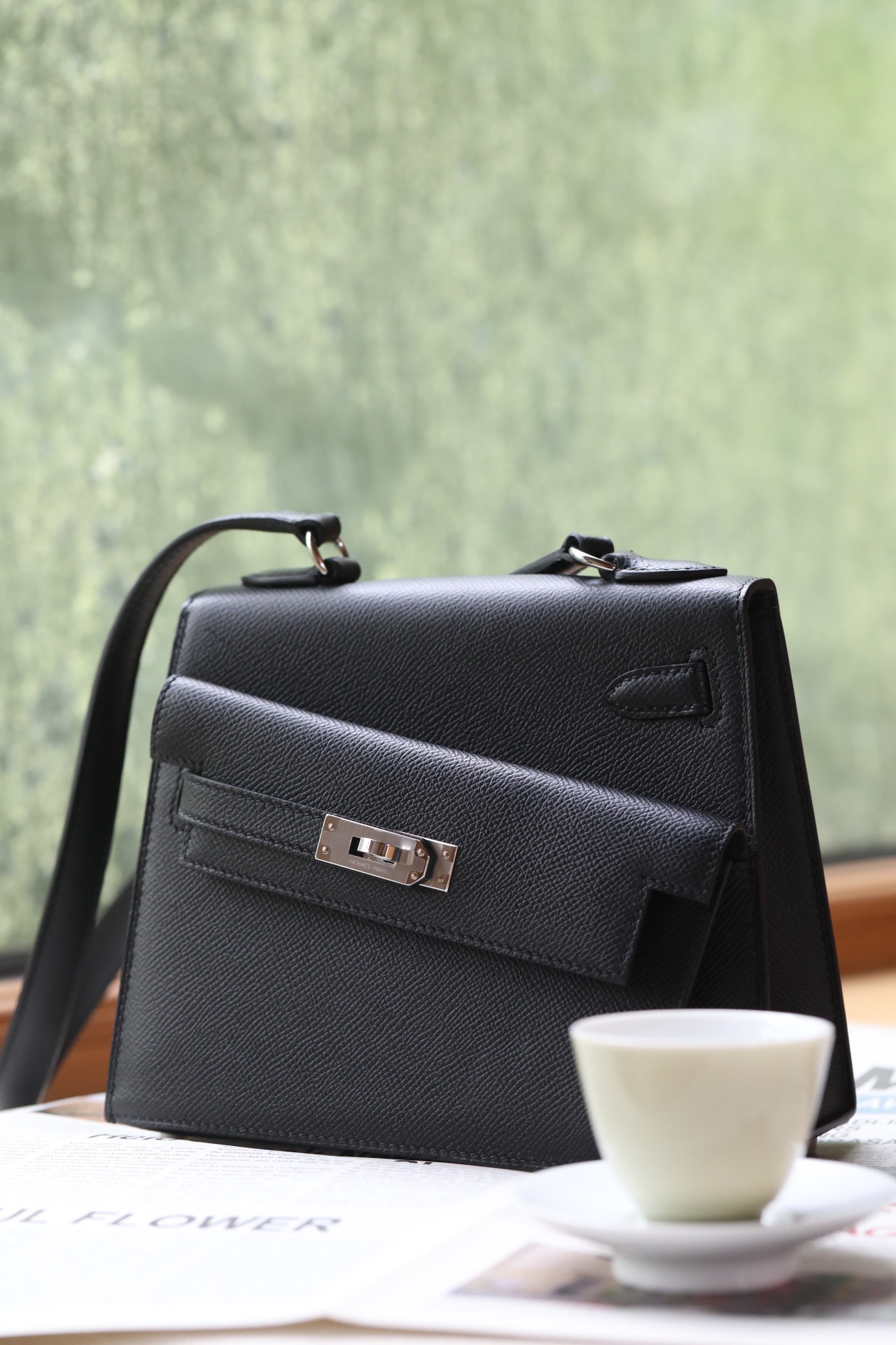 Hermes Kelly Desordre #89 Nolr Epsom