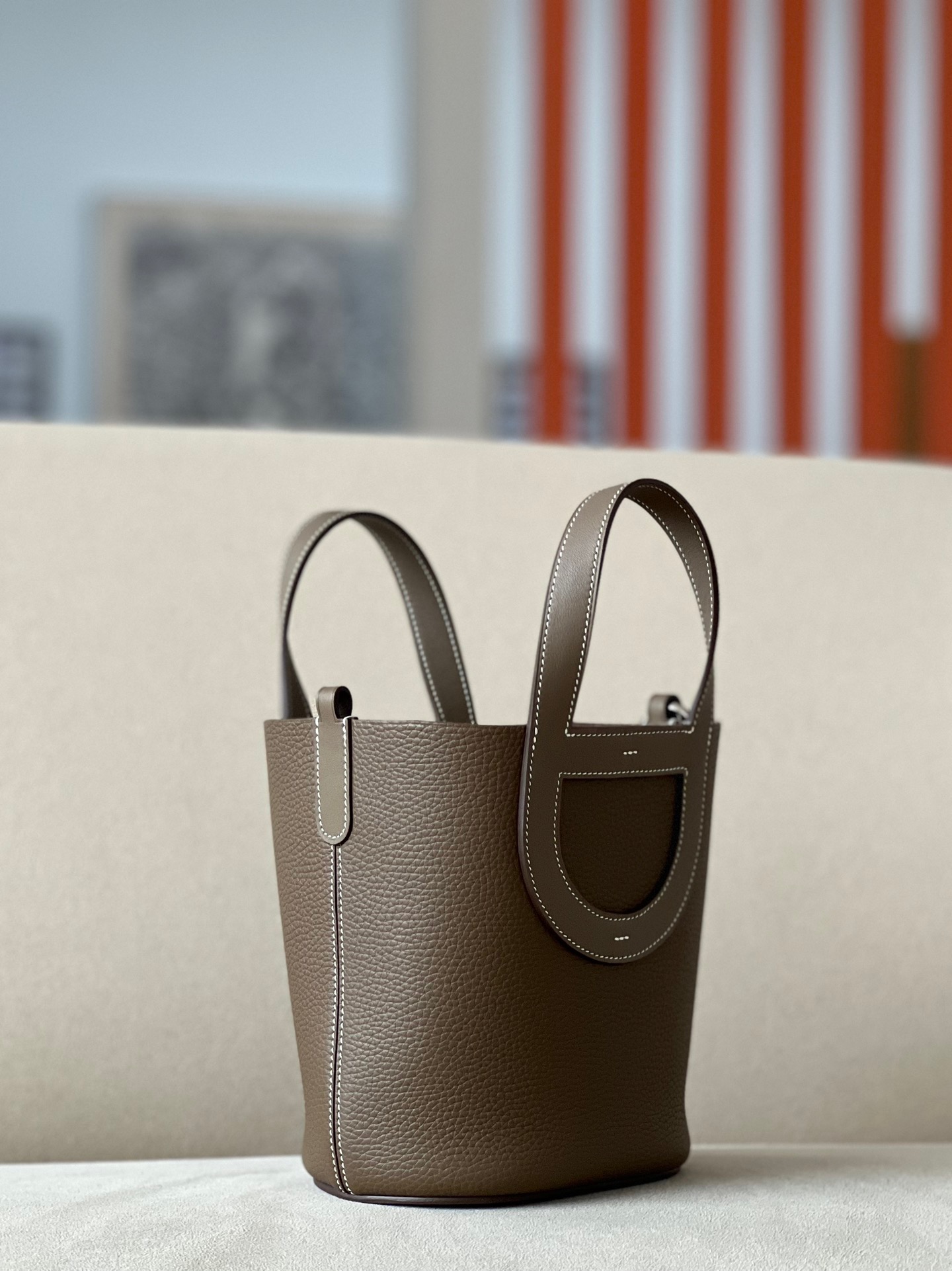 Hermes Picotin #19 Etoupe 18-22cm TOGO