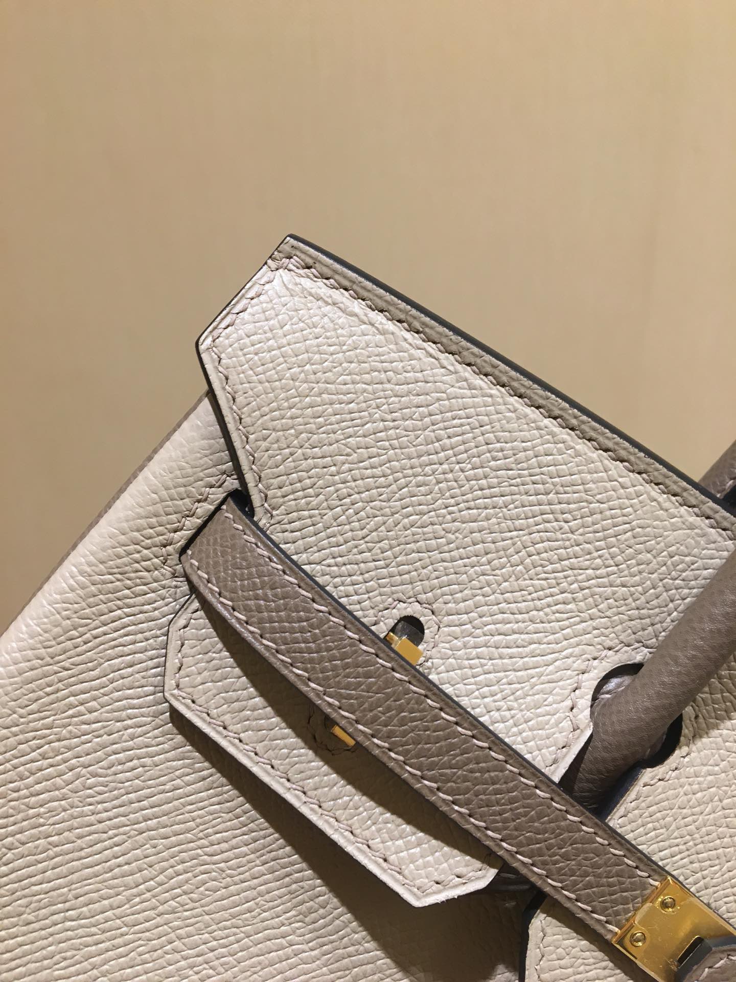 Hermes Birkin  Color blocking 25-35cm Espom