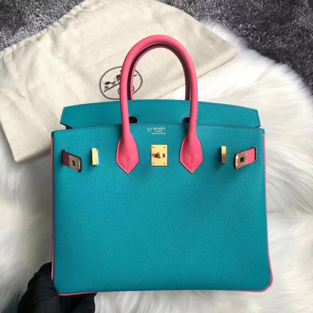 Hermes Birkin  Color blocking 25-35cm Espom