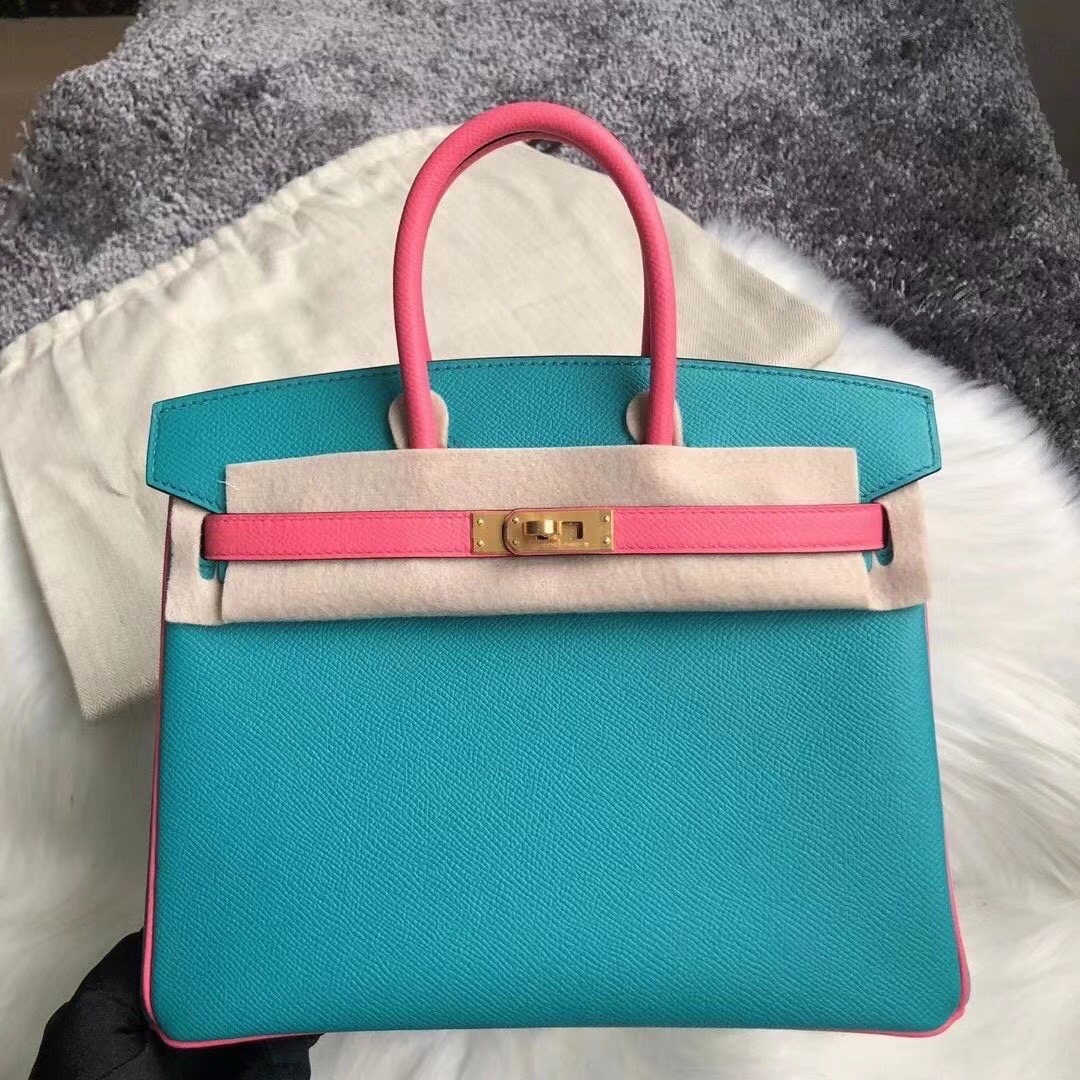 Hermes Birkin  Color blocking 25-35cm Espom
