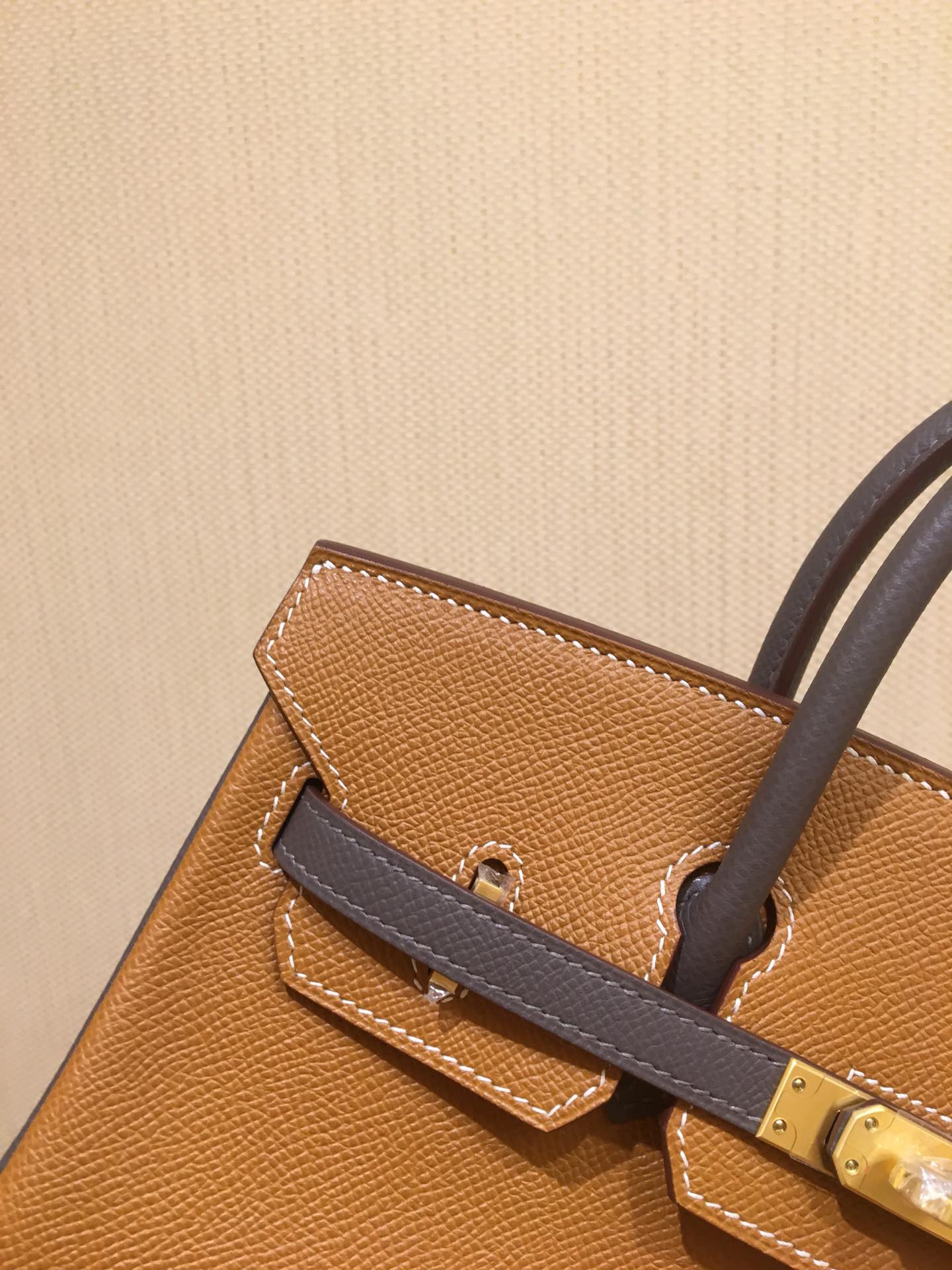 Hermes Birkin  Color blocking 25-35cm Espom