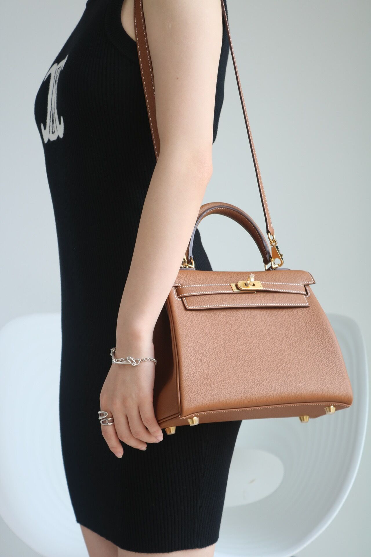 Hermes Kelly #37 Gold 25-28cm Togo