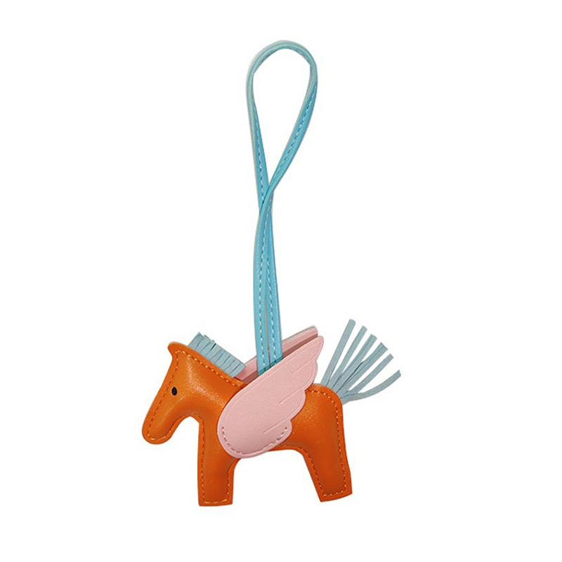 H Hand sewn pony pendant