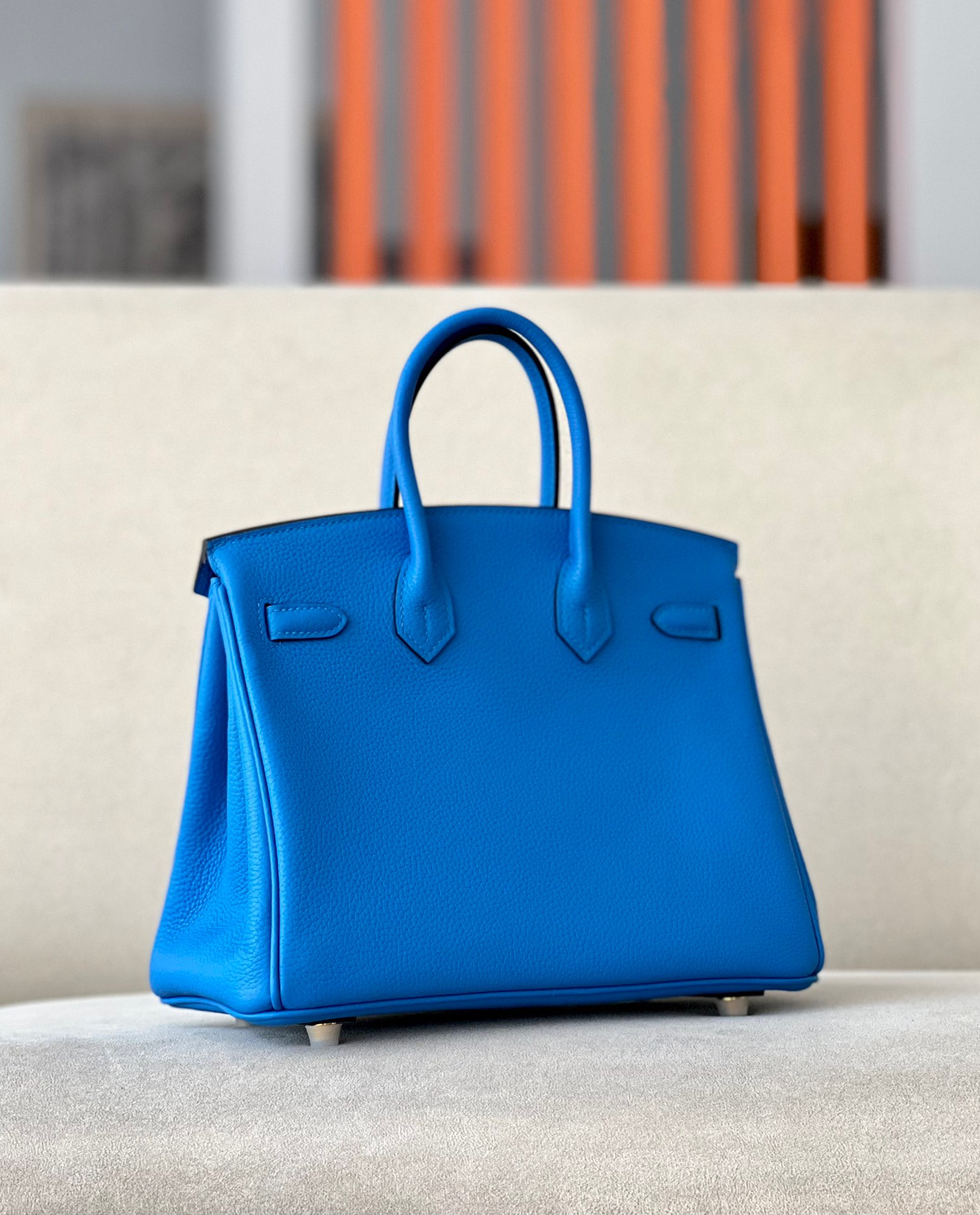 Hermes Birkin #T7 Blue hydra  25-35cm TOGO
