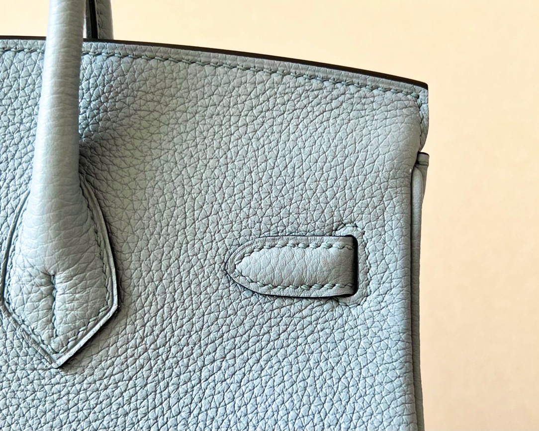 Hermes Birkin #T0 Blue Brume  25-35cm TOGO