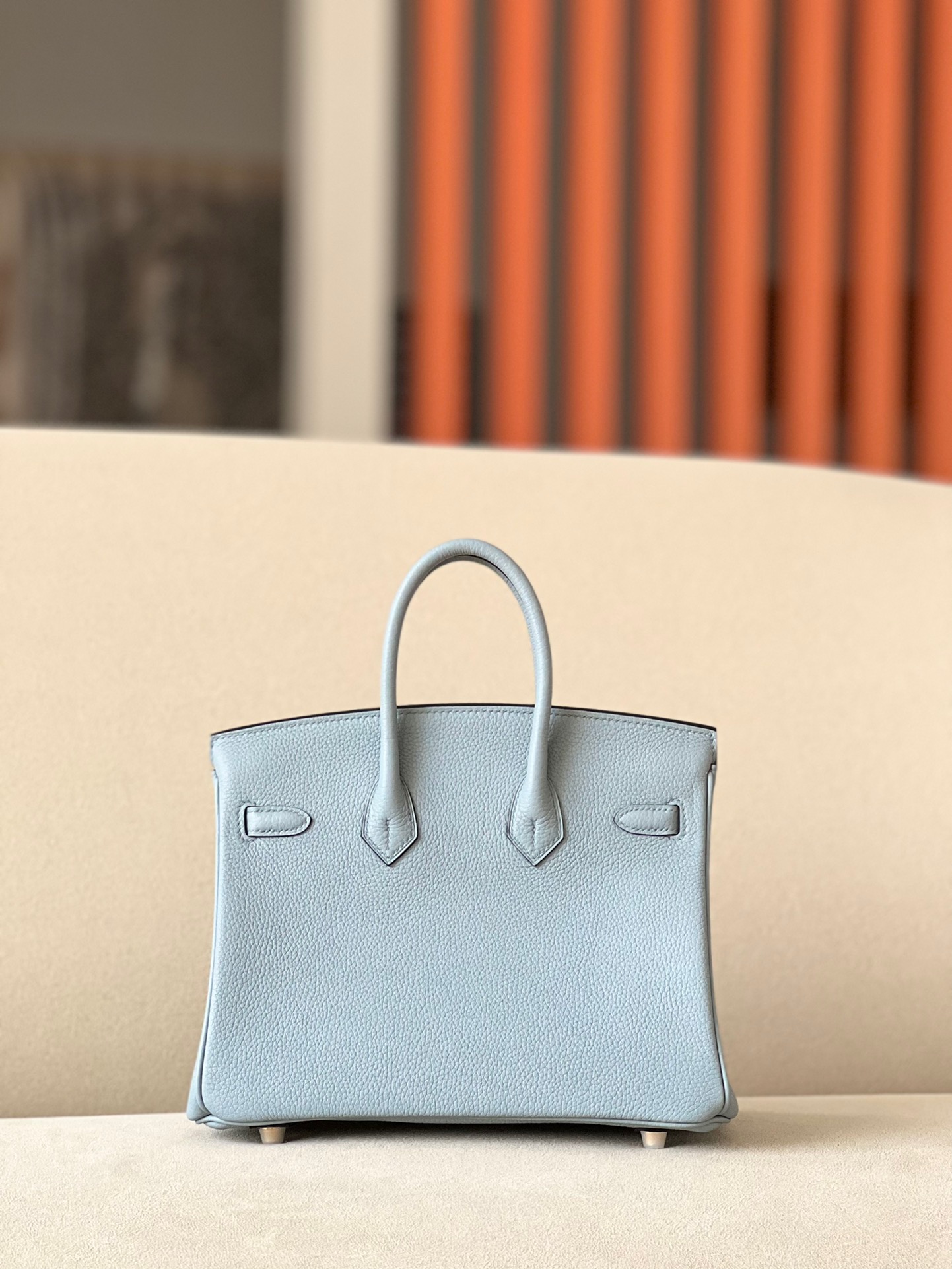 Hermes Birkin #T0 Blue Brume  25-35cm TOGO