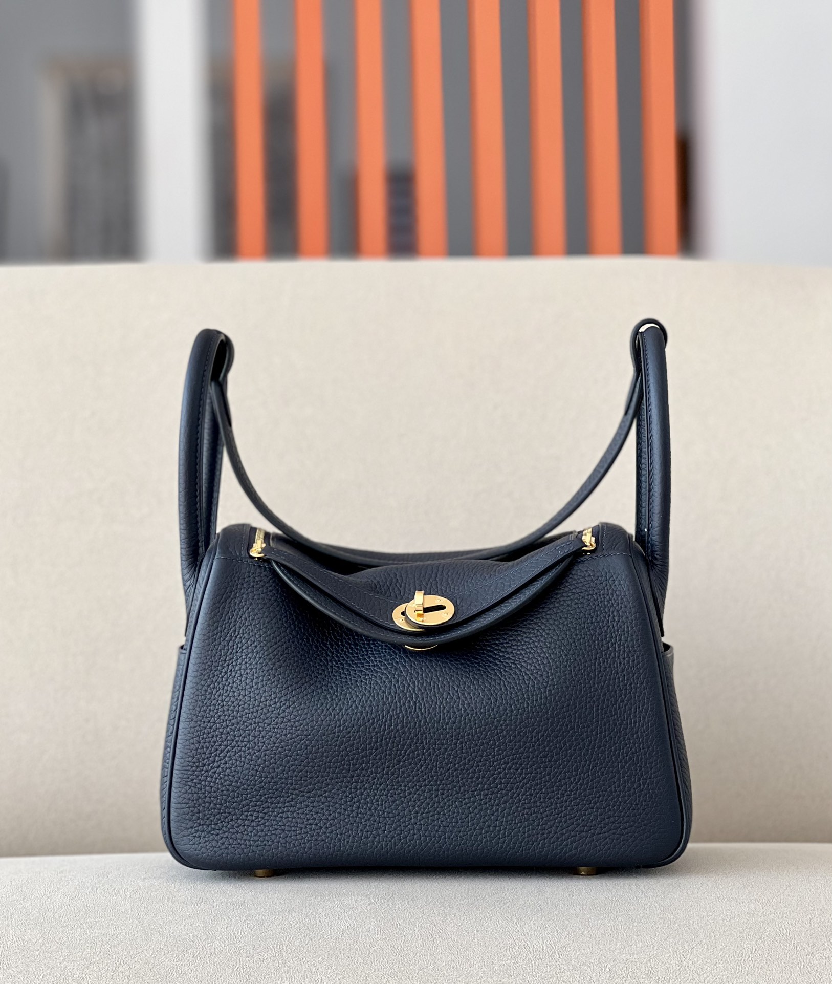 Hermes Lindy #2Z Blue Zuit 19-26cm Togo