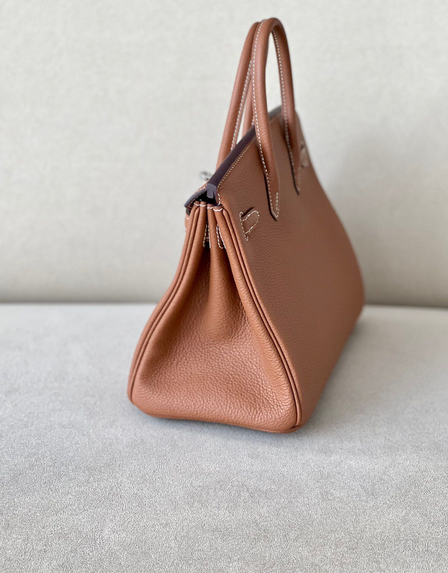 Hermes Birkin #37 Gold brown 25-35cm TOGO