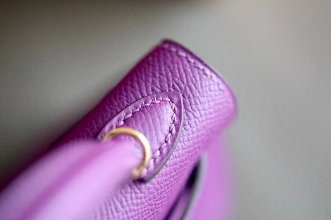 Hermes Mini Kelly #P9 Anemone Epsom