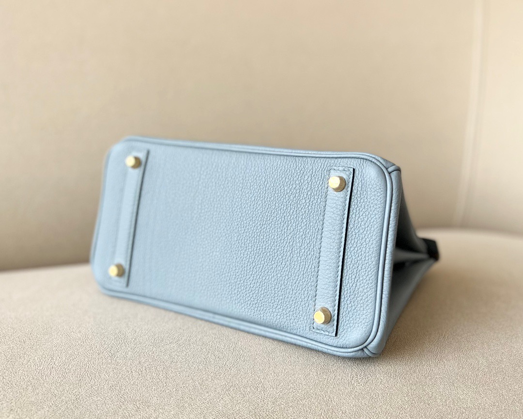 Hermes Birkin #T0 Blue Brume  25-35cm TOGO