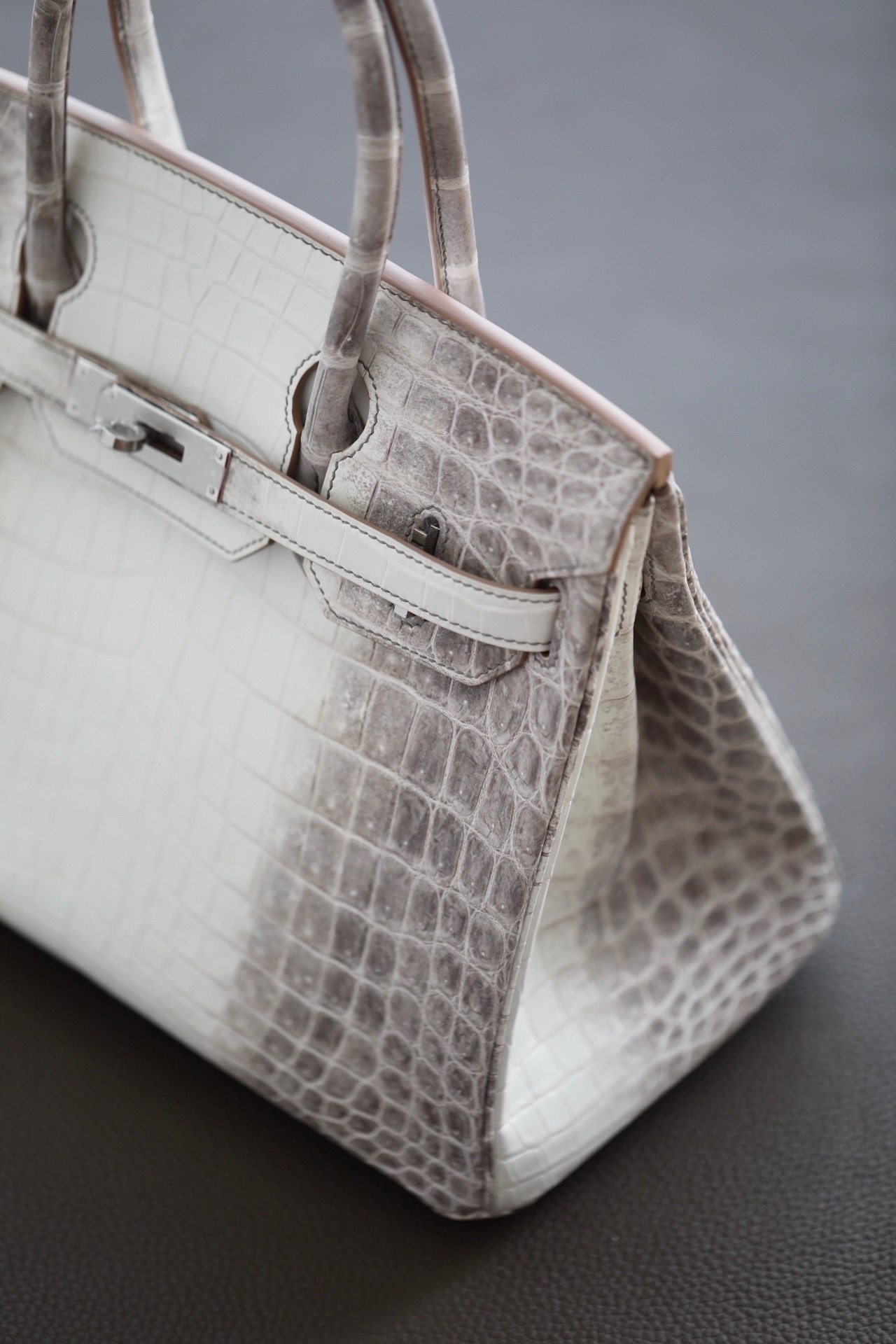 Crocodile skin Birkin Himalayan 25-35cm
