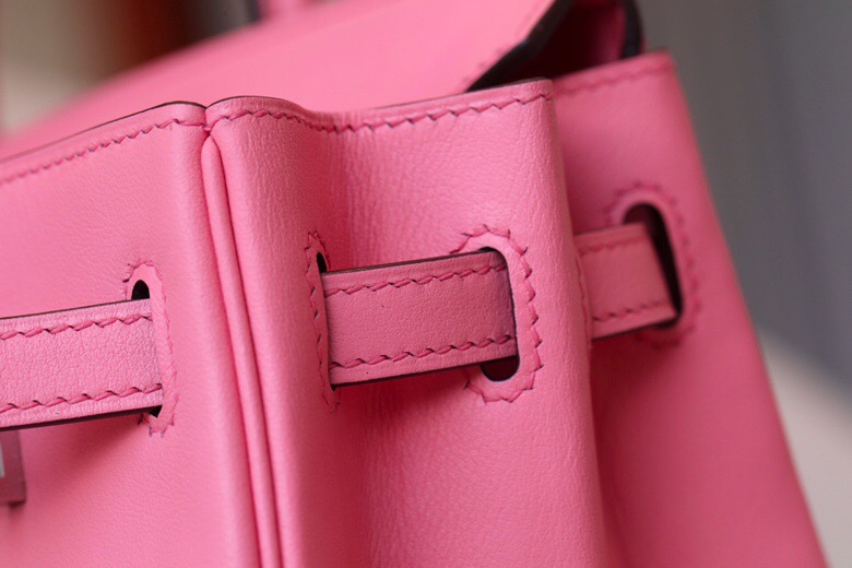 Hermes Birkin  25-35cm Swift Lipstick powder