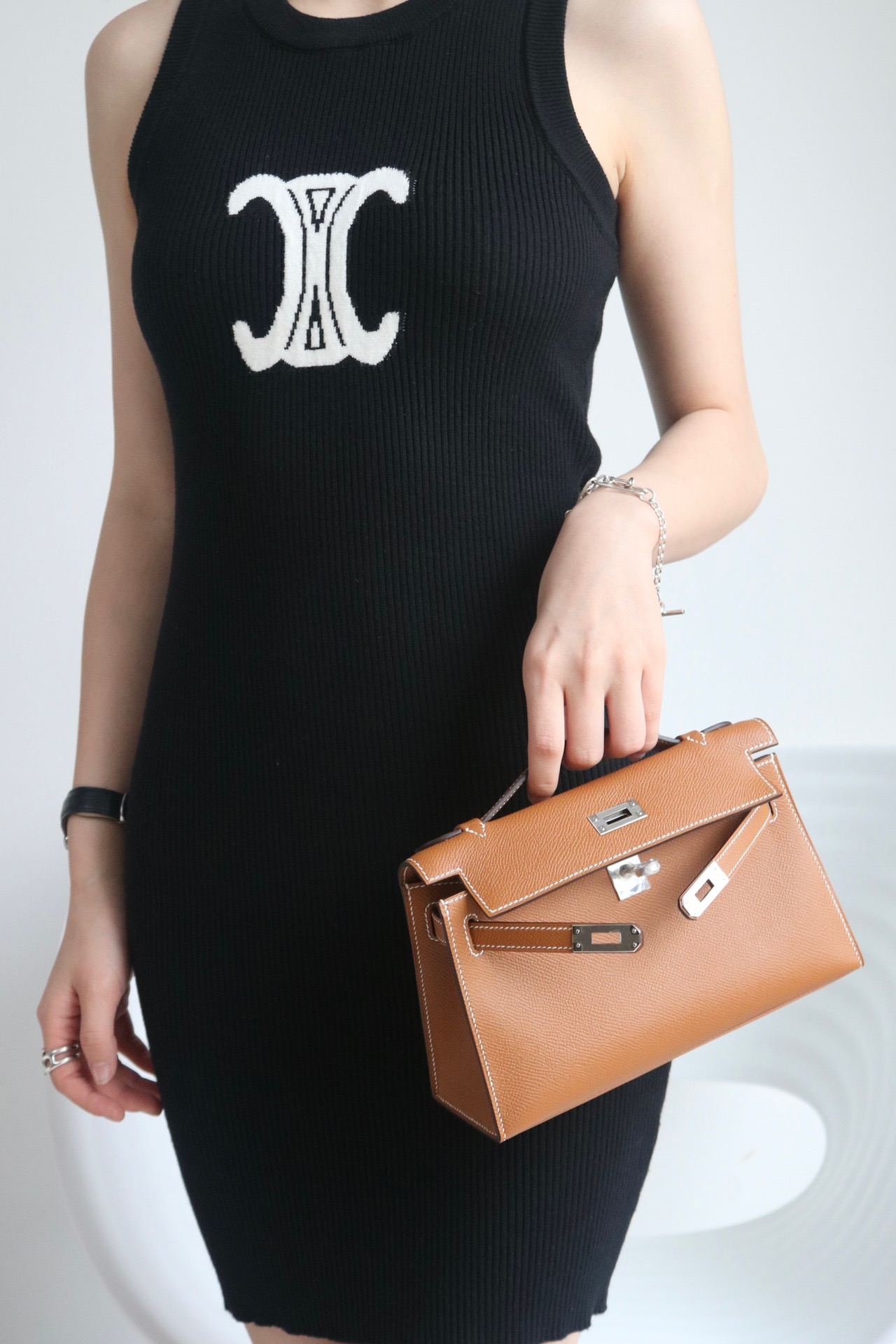 Hermes Kelly #37 Gold 22cm Epsom