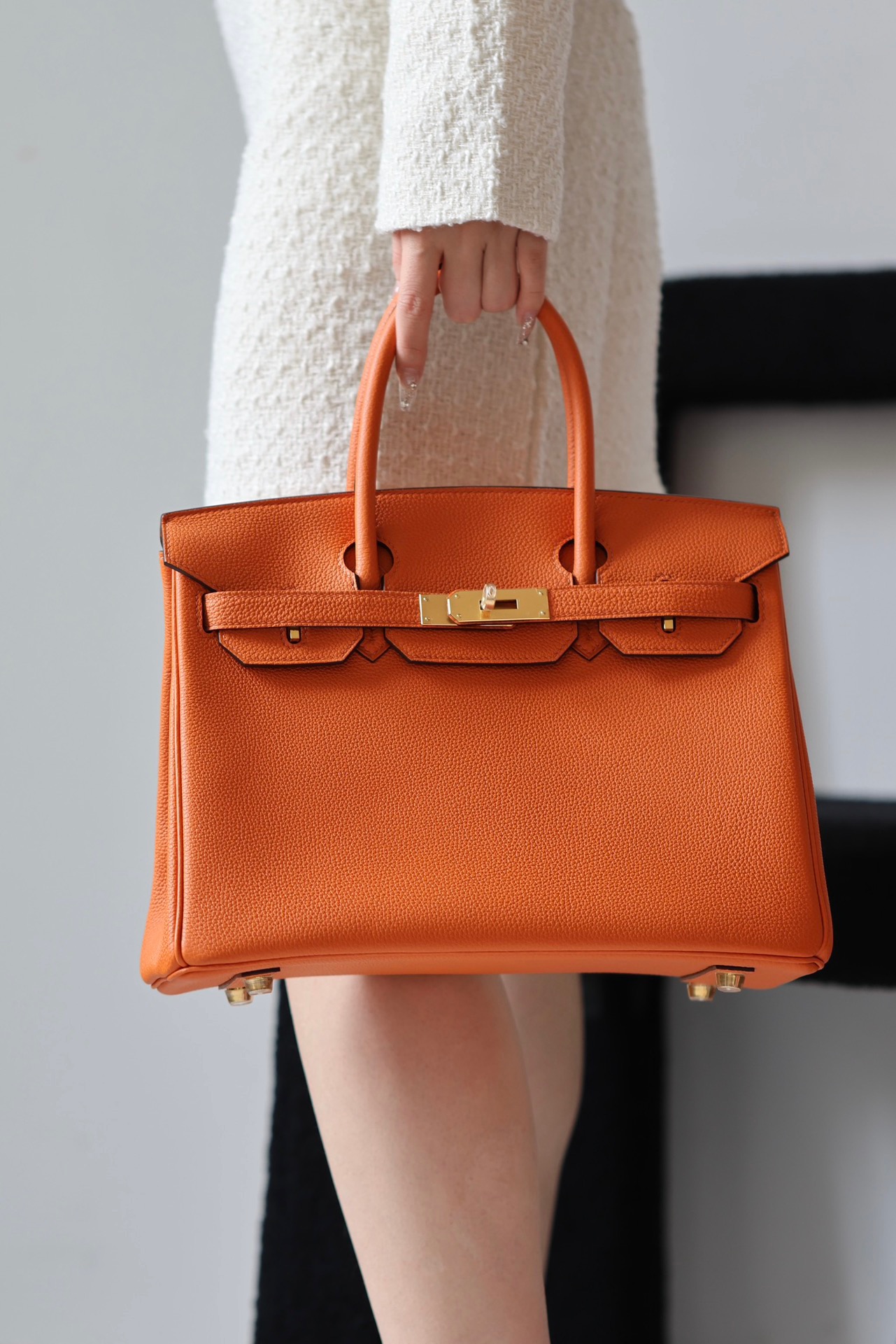 Hermes Birkin #93 Orange 25-35cm TOGO