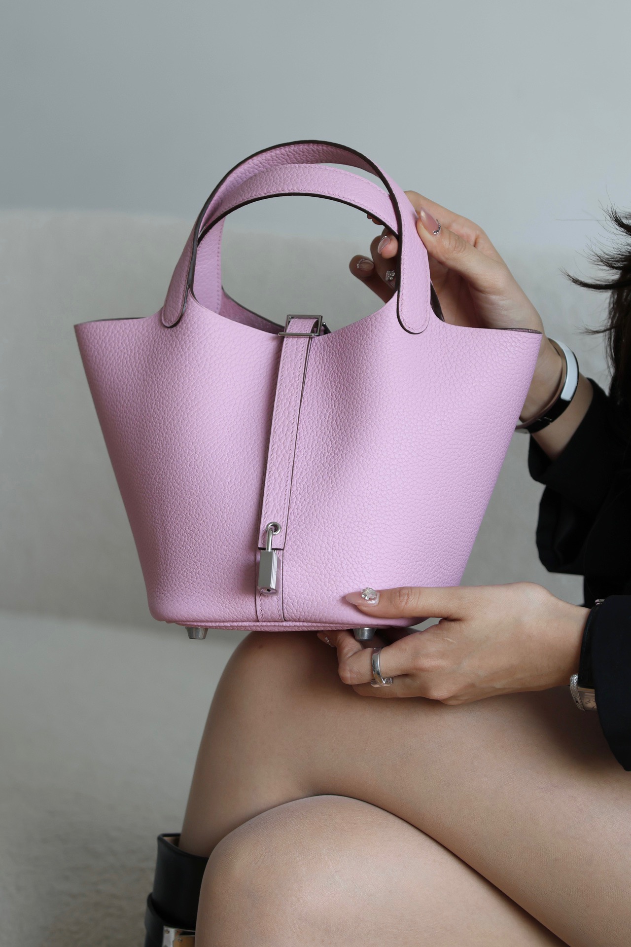 Hermes Picotin #X9 Mauve Sylvestre 18-22cm TOGO